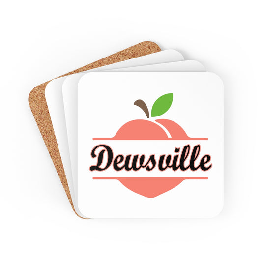 Dewsville Georgia Corkwood Coaster Set