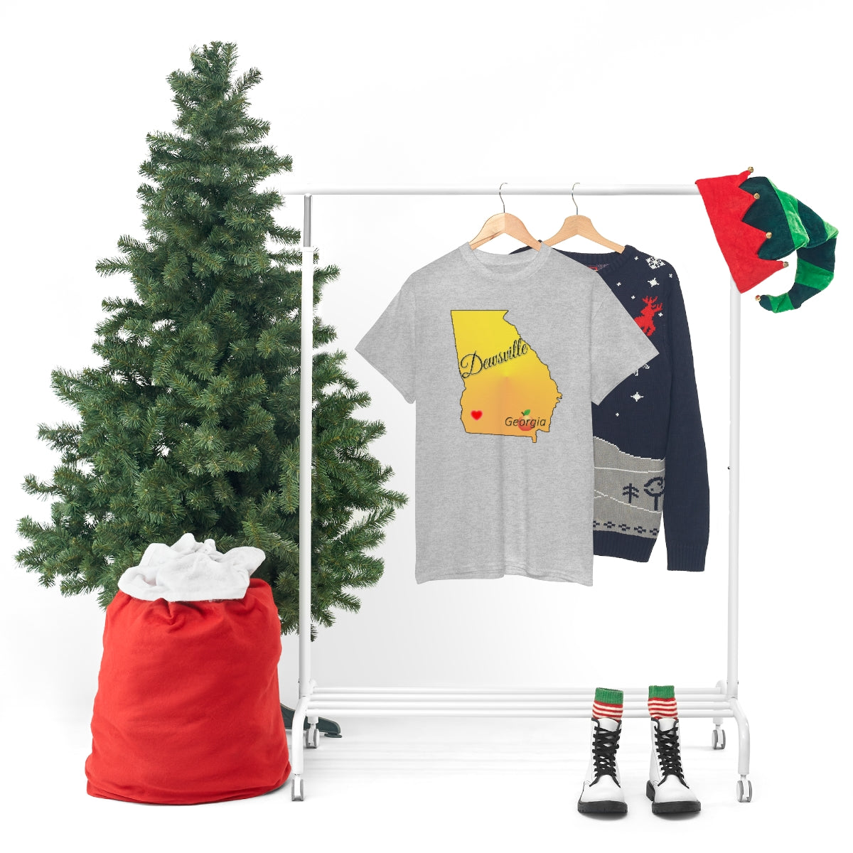 Dewsville Georgia Unisex Heavy Cotton Tee
