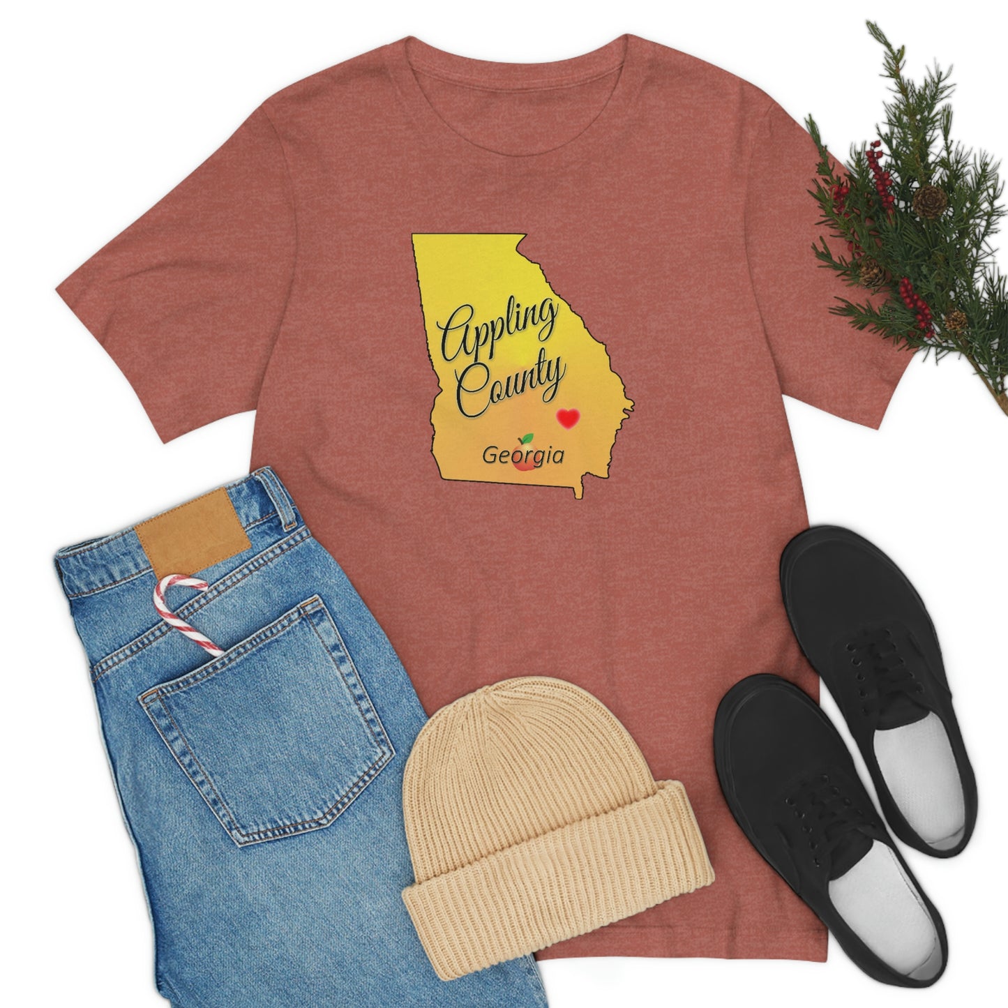 Appling County Georgia Unisex Jersey Short Sleeve Tee