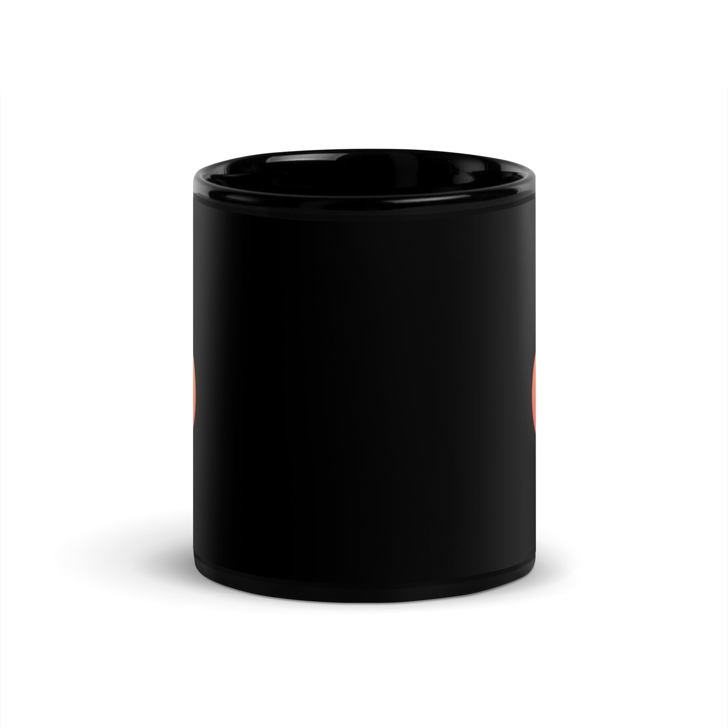 Pearson Georgia Black Glossy Mug
