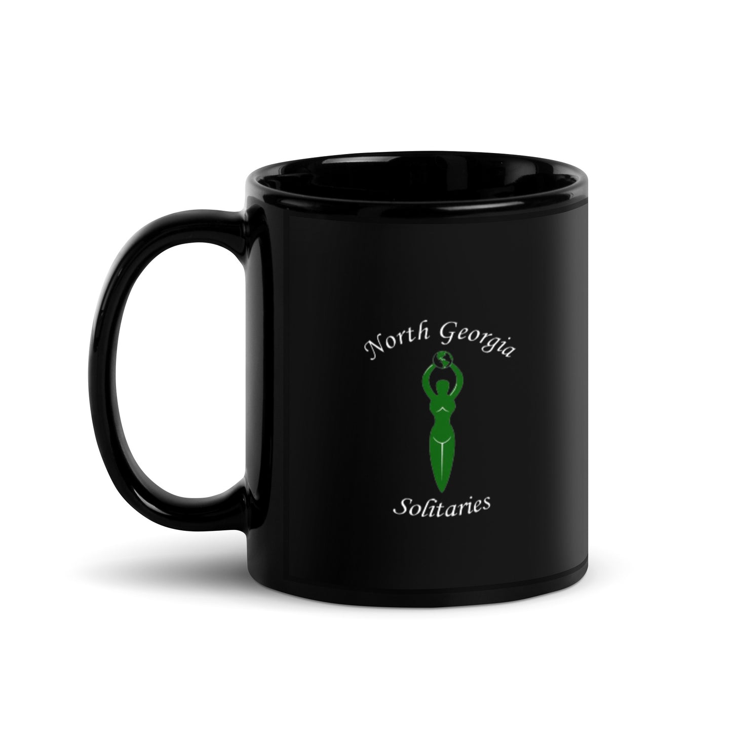 North Georgia Solitaries Black Glossy Mug