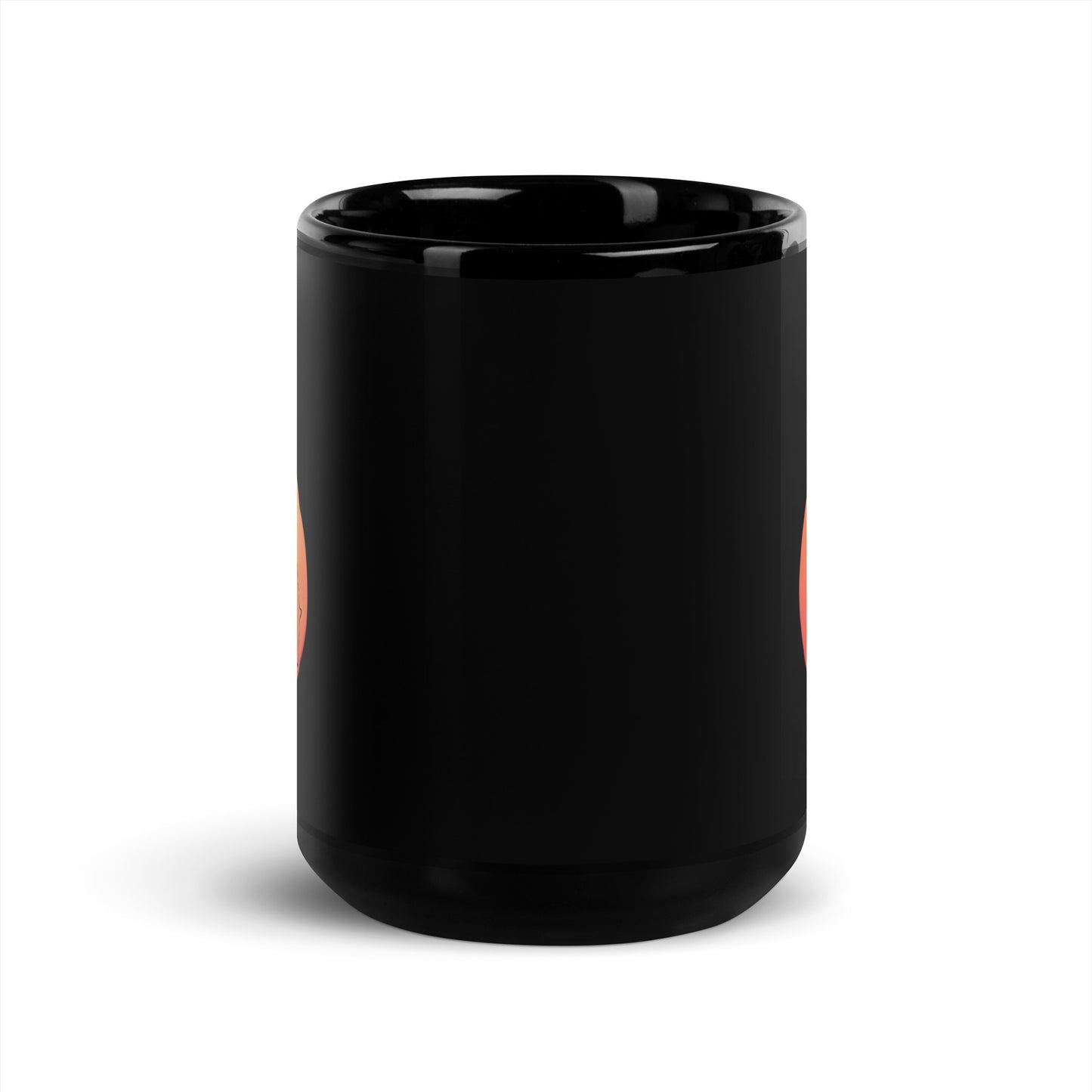 Coffee Georgia Black Glossy Mug