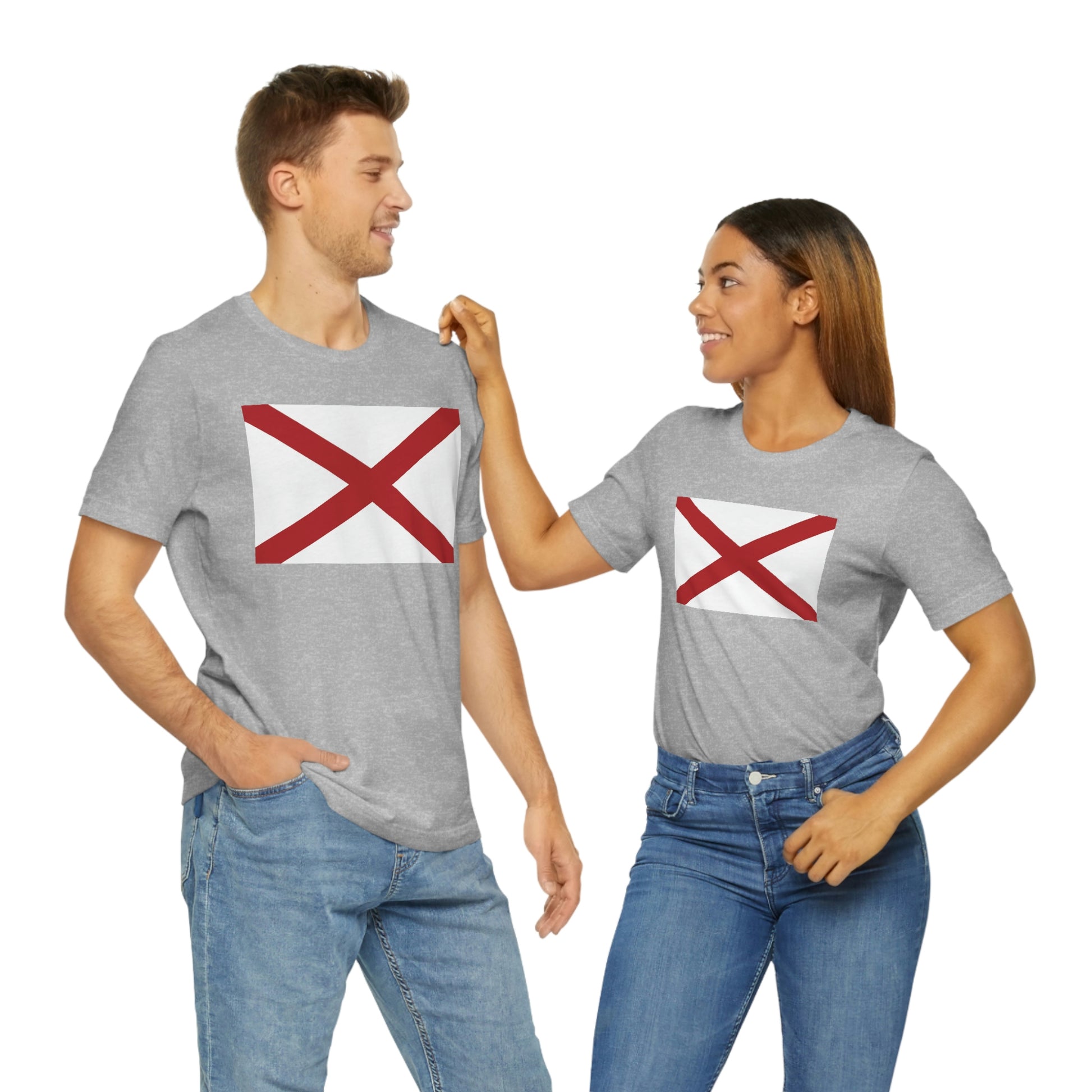 Alabama Flag Unisex Jersey Short Sleeve T-shirt