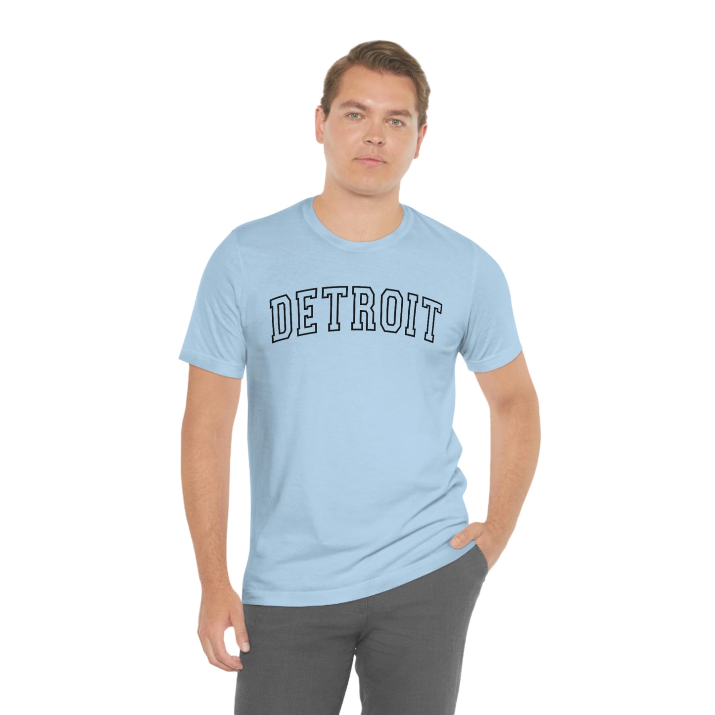 Detroit Varsity Letters Arch Short Sleeve T-shirt