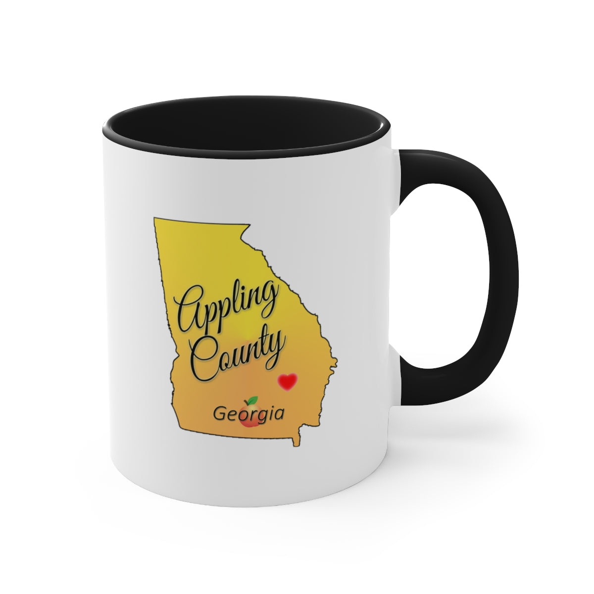 Appling County Georgia 11 oz Accent Ceramic Coffee Mug