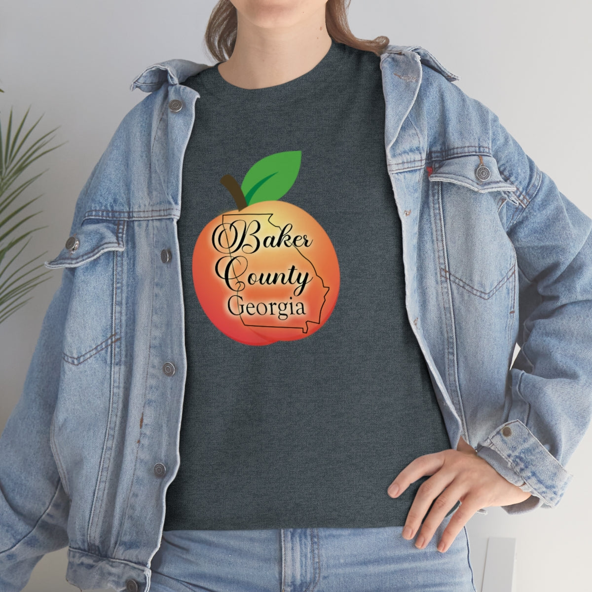 Baker County Georgia Unisex Heavy Cotton Tee