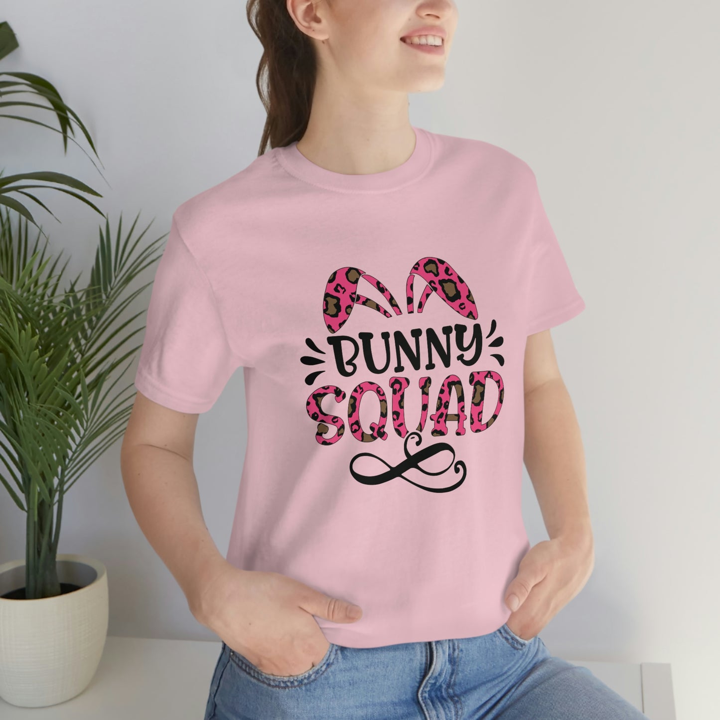 Bunny Squad Spring Easter Unisex Jersey Short Sleeve Tee