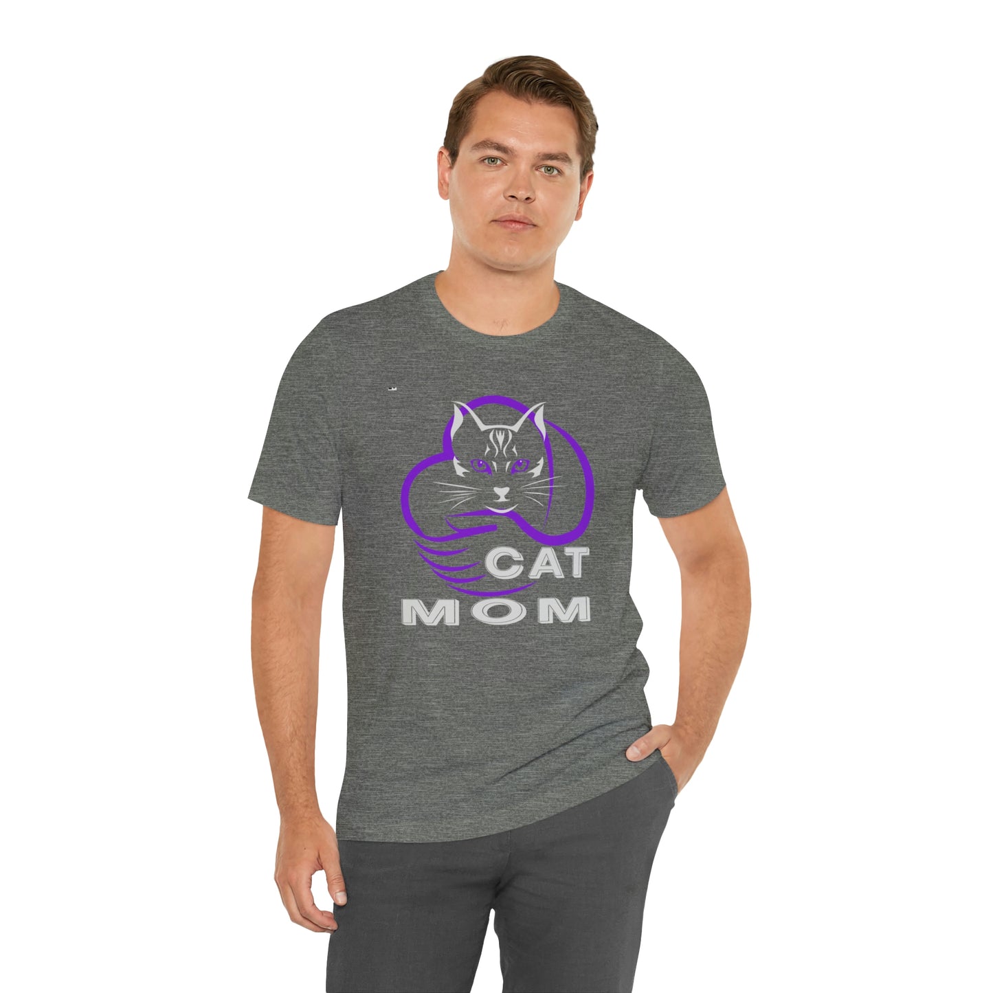 Cat Mom Short Sleeve T-shirt