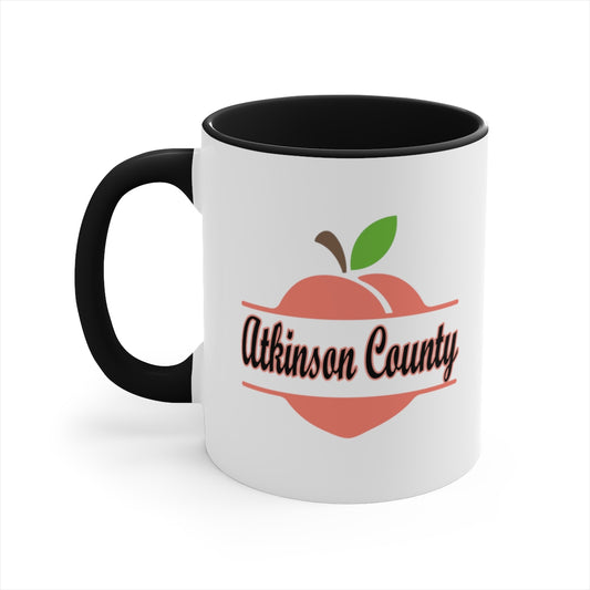 Atkinson County Georgia Accent Coffee Mug, 11oz