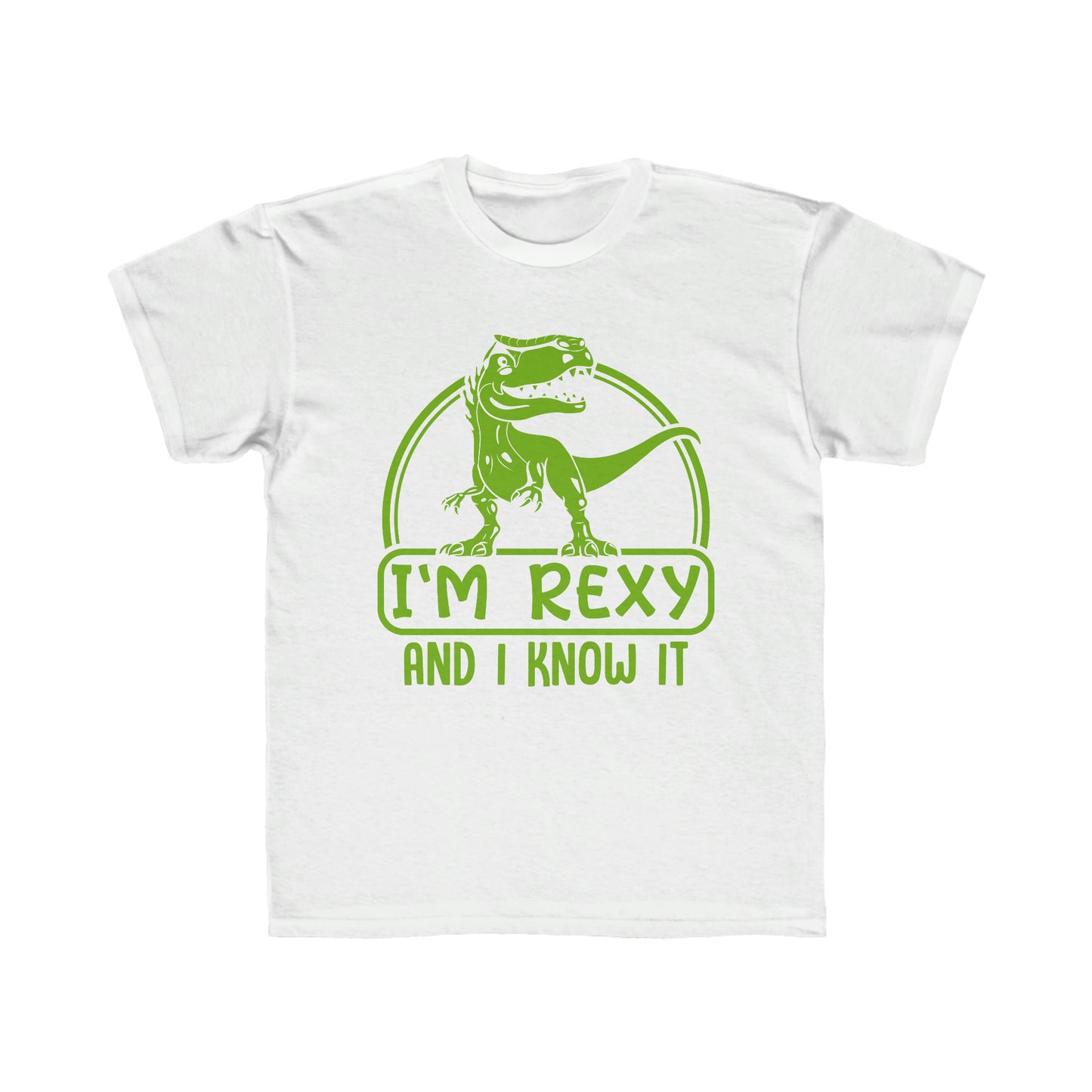 I'm Rexy and I Know It Kids Regular Fit Tee