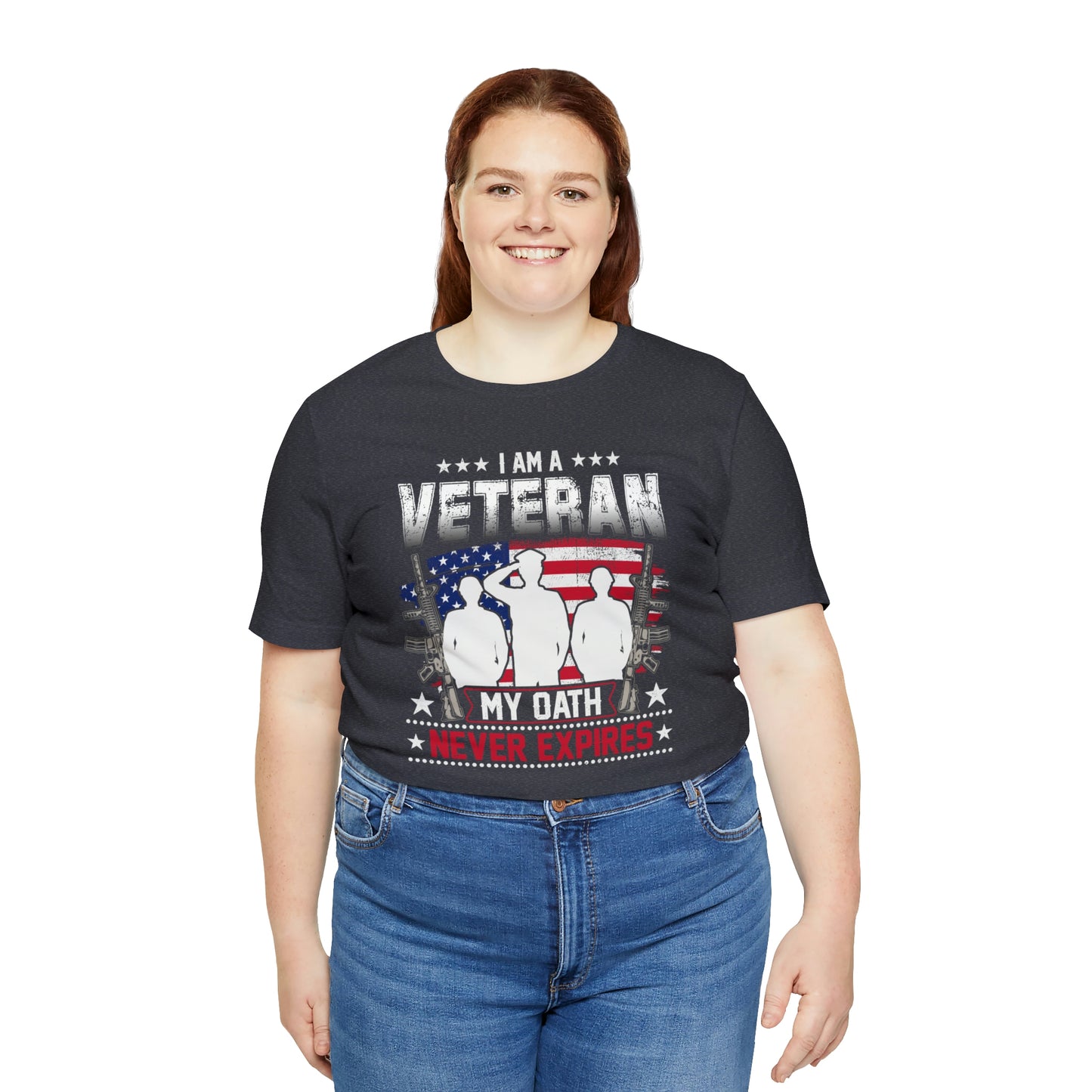 I am a Veteran My Oath Never Expires Short Sleeve T-shirt