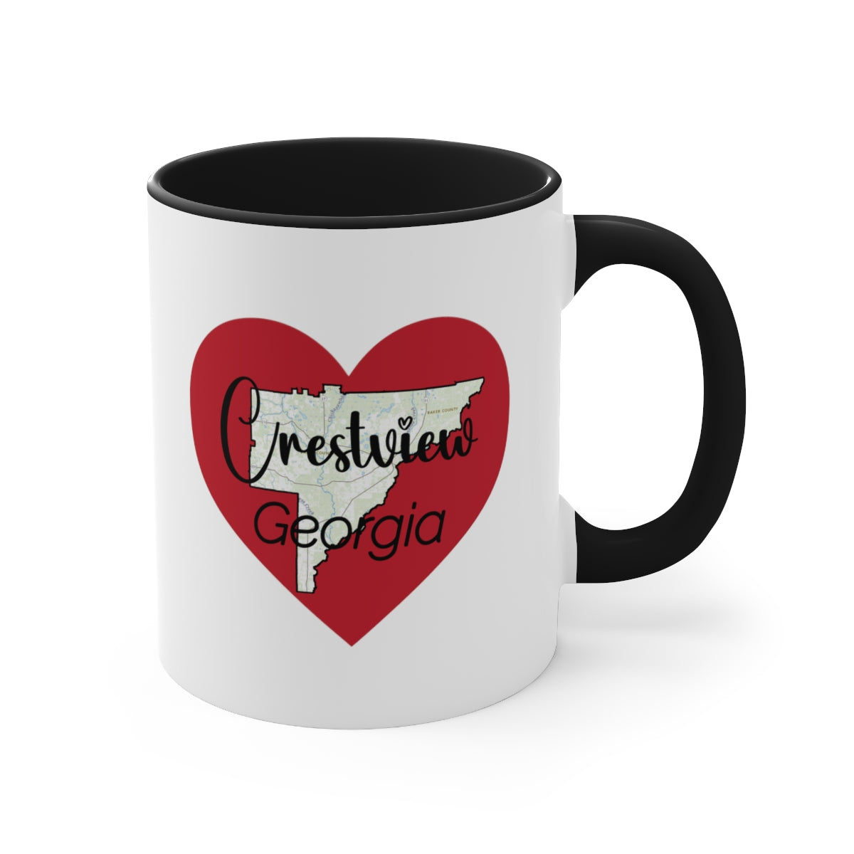 Crestview Georgia Accent Coffee Mug, 11oz