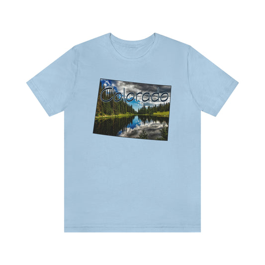 Colorado Lake Unisex Jersey Short Sleeve Tee Tshirt T-shirt