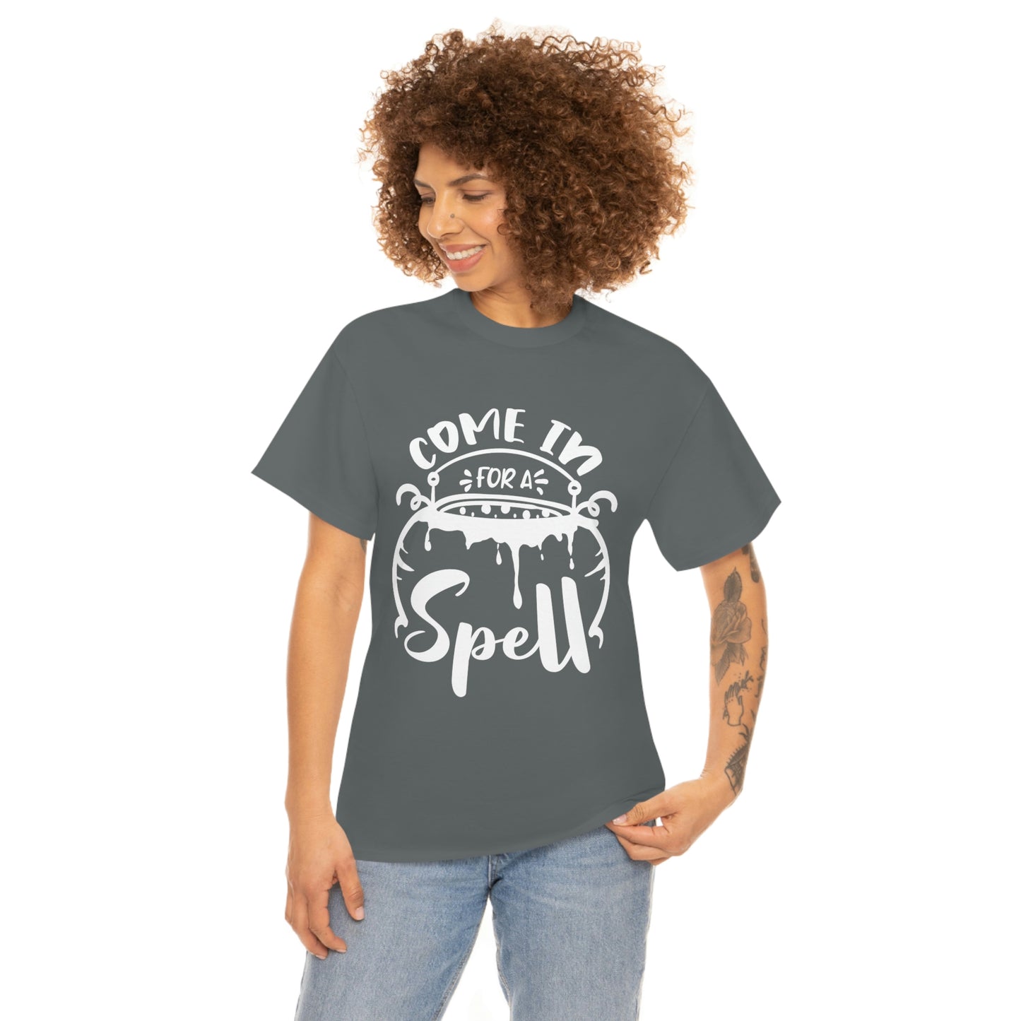Come in for a Spell Unisex Heavy Cotton Tee
