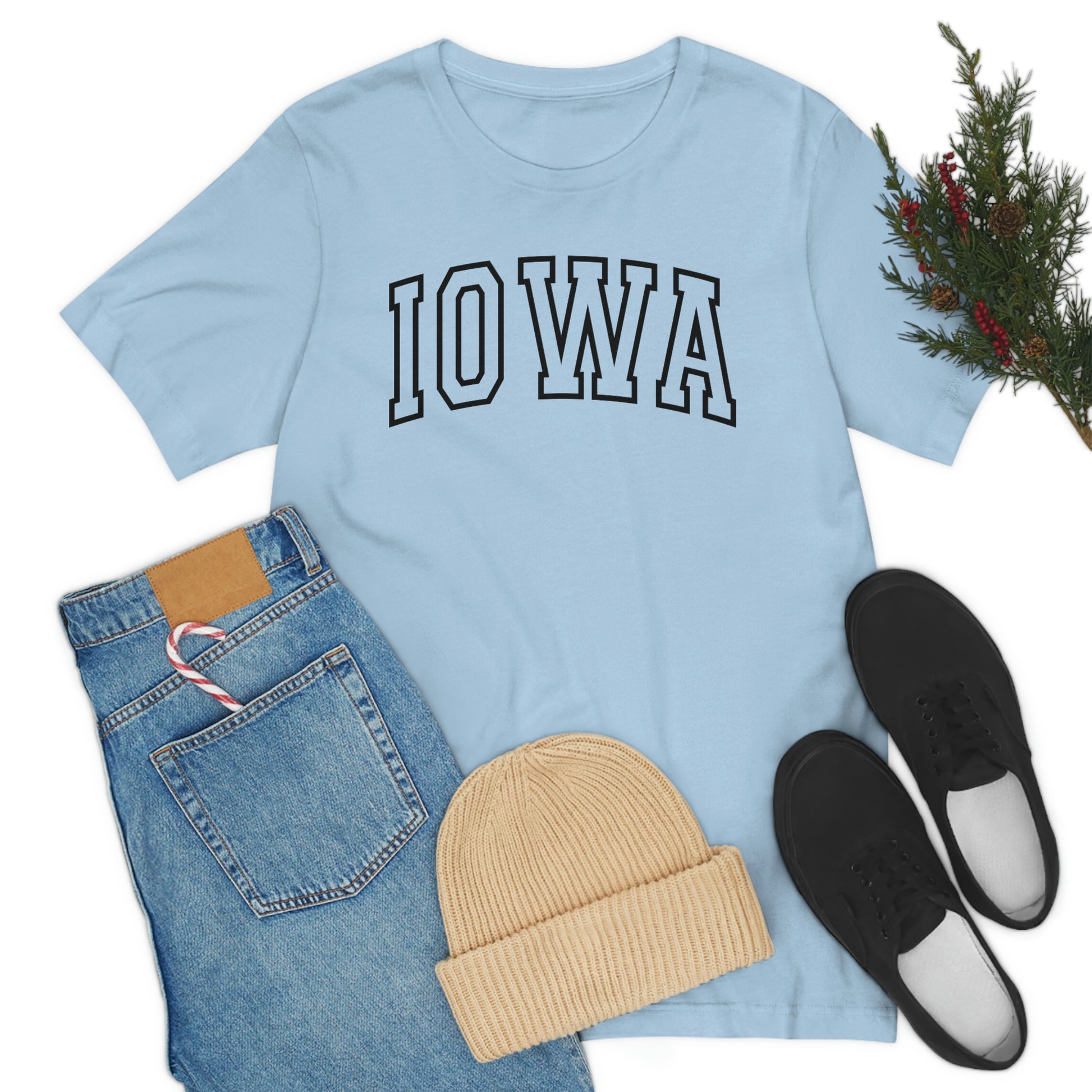 Iowa Varsity Letters Arch Short Sleeve T-shirt