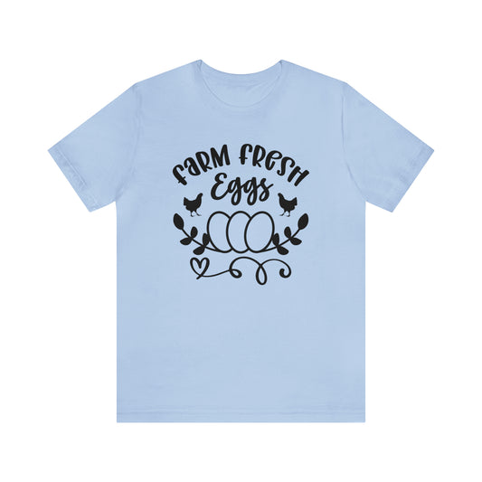 Farm Fresh Eggs Chicken Short Sleeve T-shirt