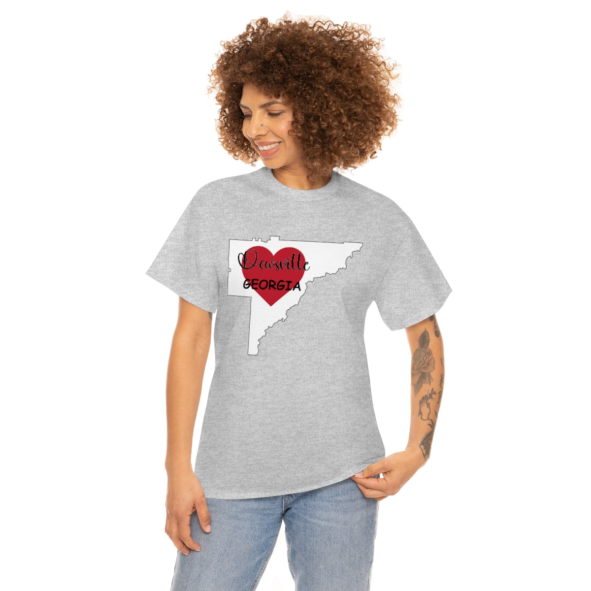 Dewsville Georgia Unisex Heavy Cotton Tee