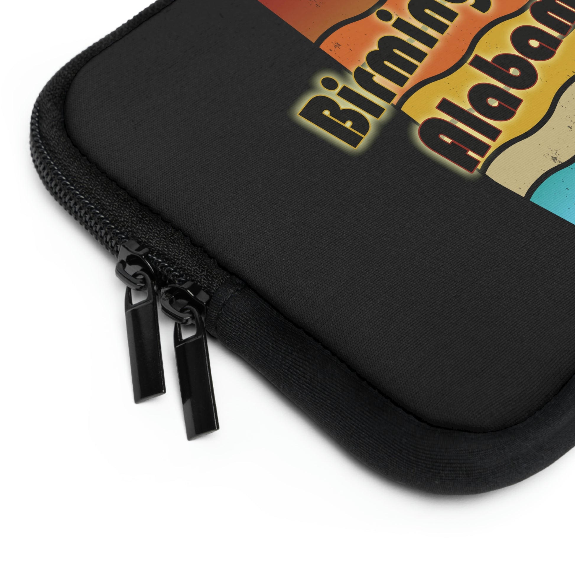 Birmingham Alabama Retro Sunset Laptop Sleeve