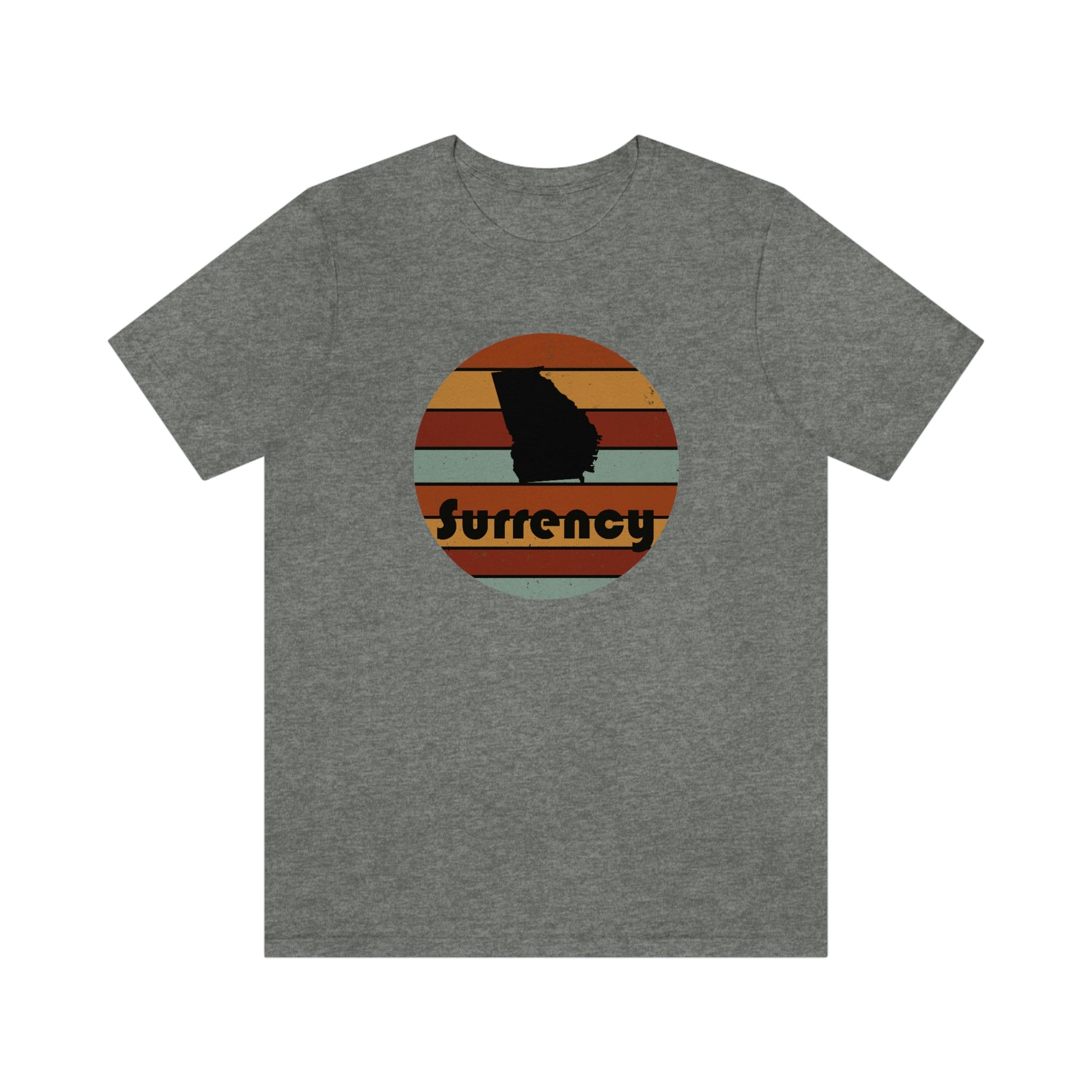 Surrency Georgia Retro Sunset Unisex Jersey Short Sleeve Tee Tshirt T-shirt