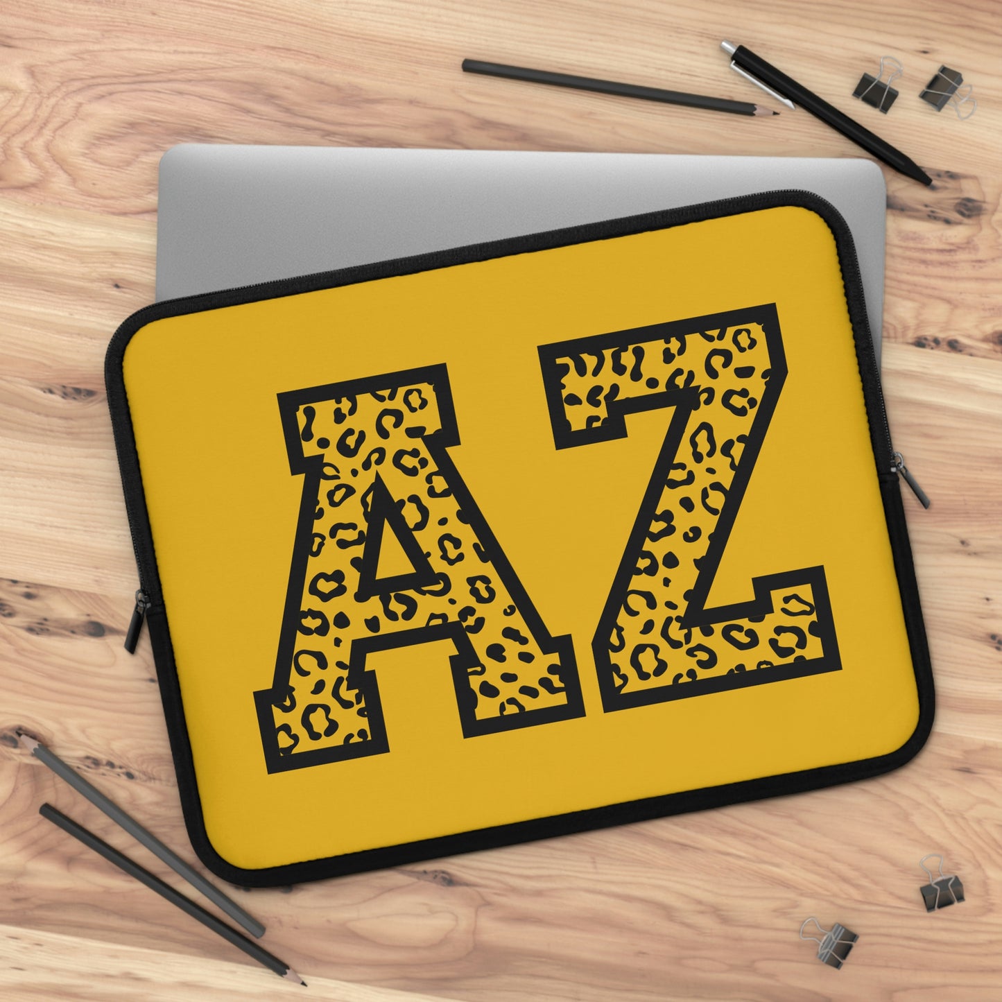 Arizona Leopard Print AZ Print Laptop Sleeve