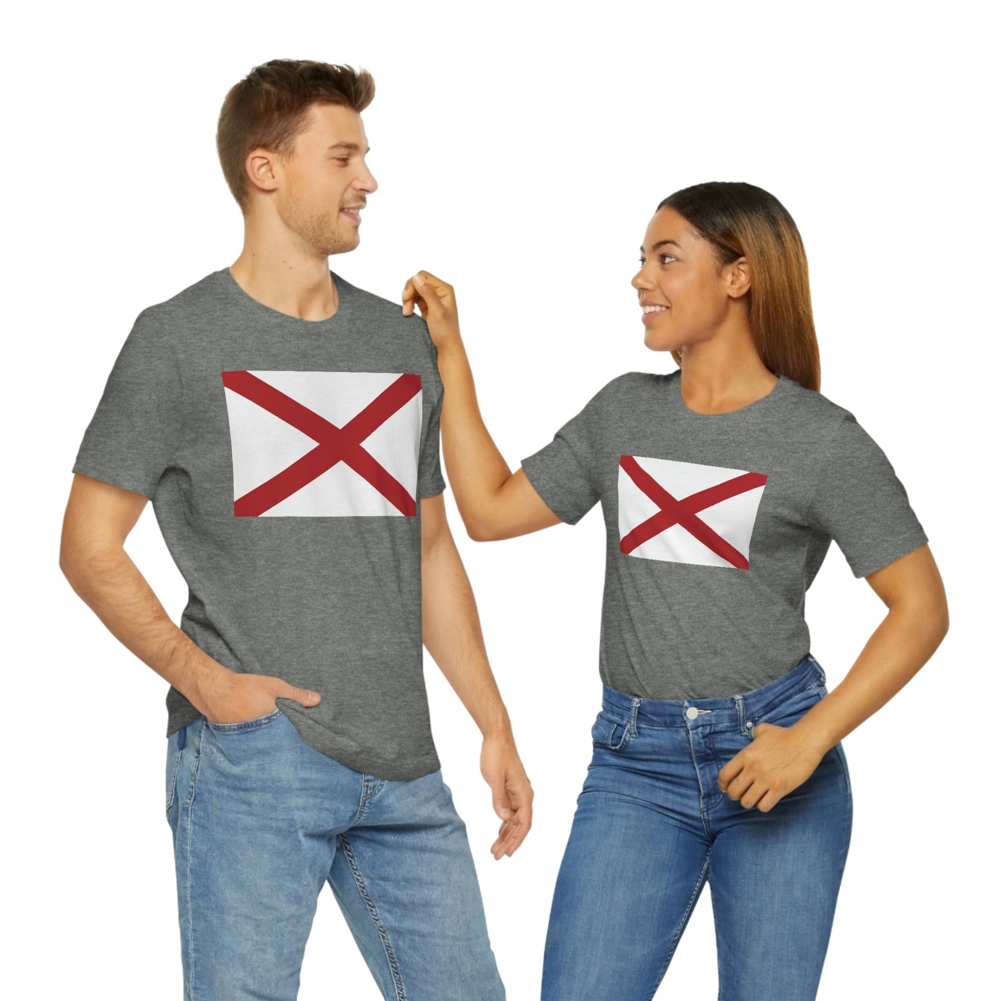 Alabama Flag Unisex Jersey Short Sleeve T-shirt