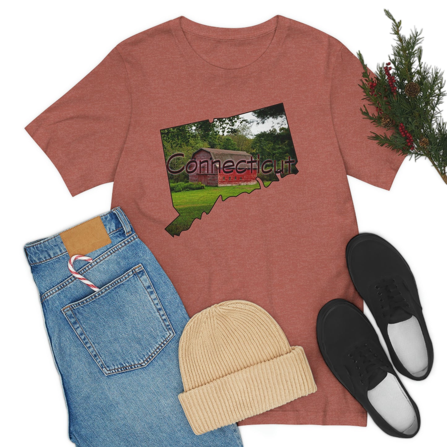 Connecticut Red Barn Short Sleeve  T-shirt