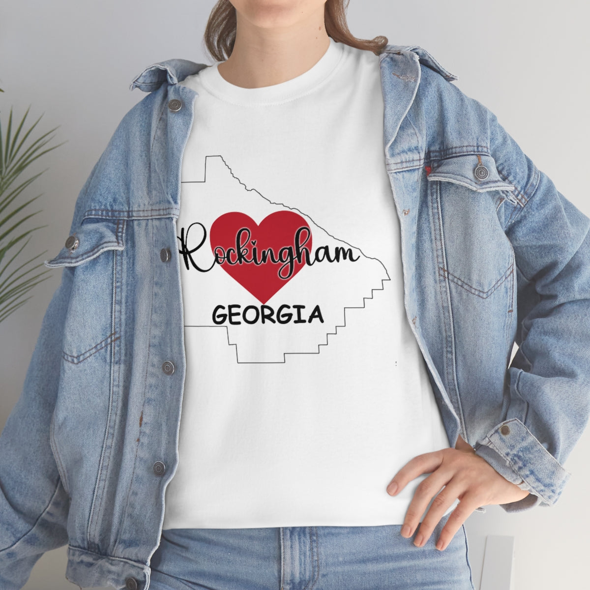 Rockingham Georgia Unisex Heavy Cotton Tee