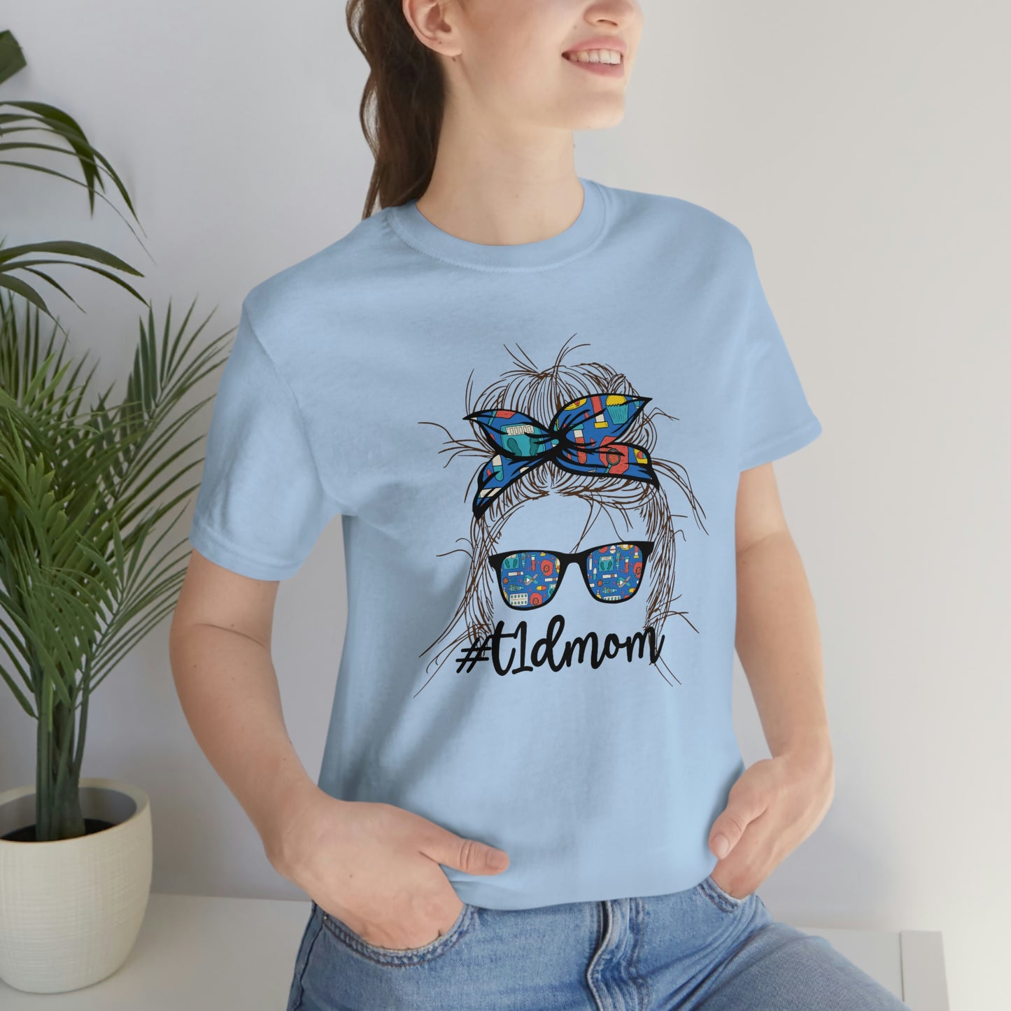 T1D Mom Diabetes Awareness tshirt t-shirt tee