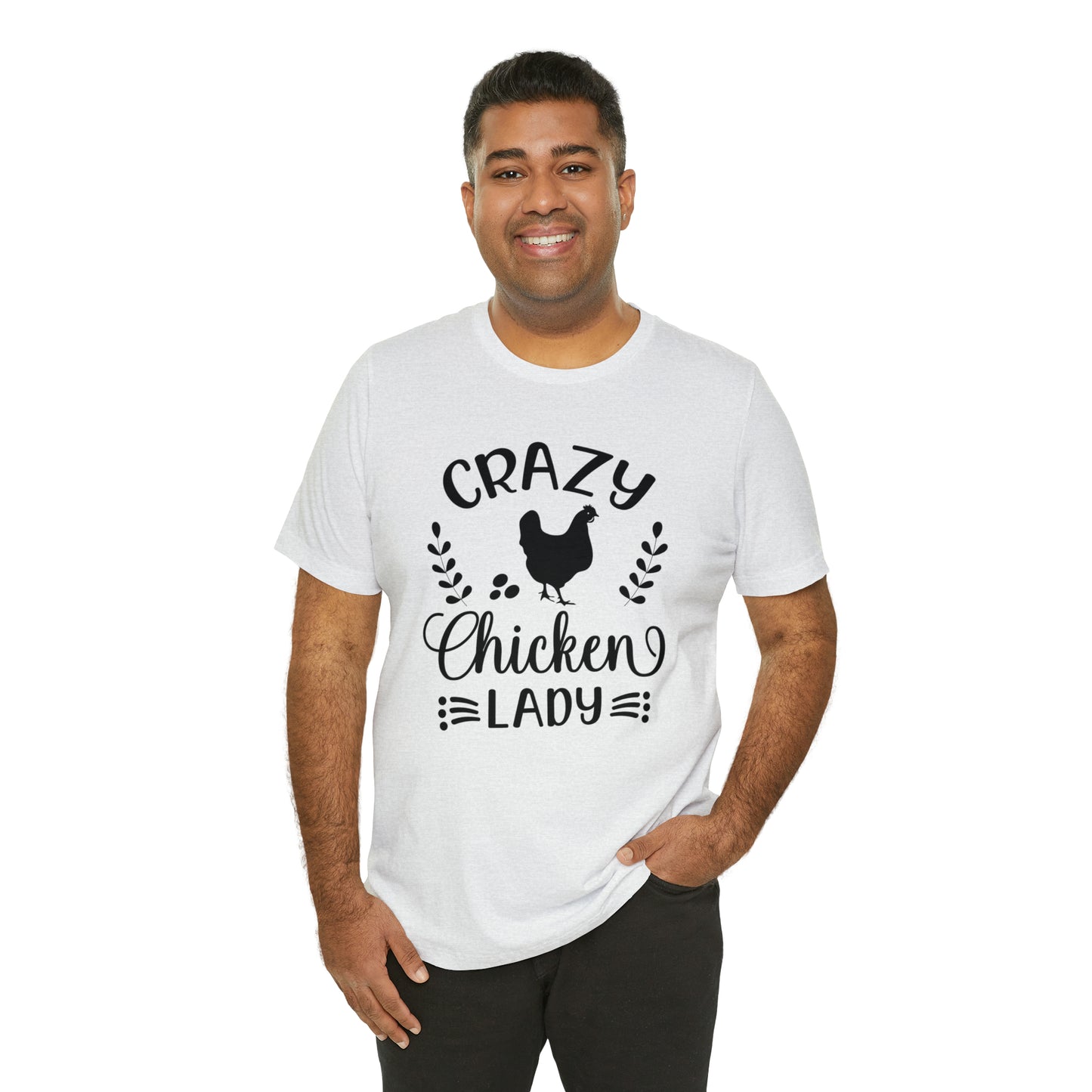 Crazy Chicken Lady Short Sleeve T-shirt