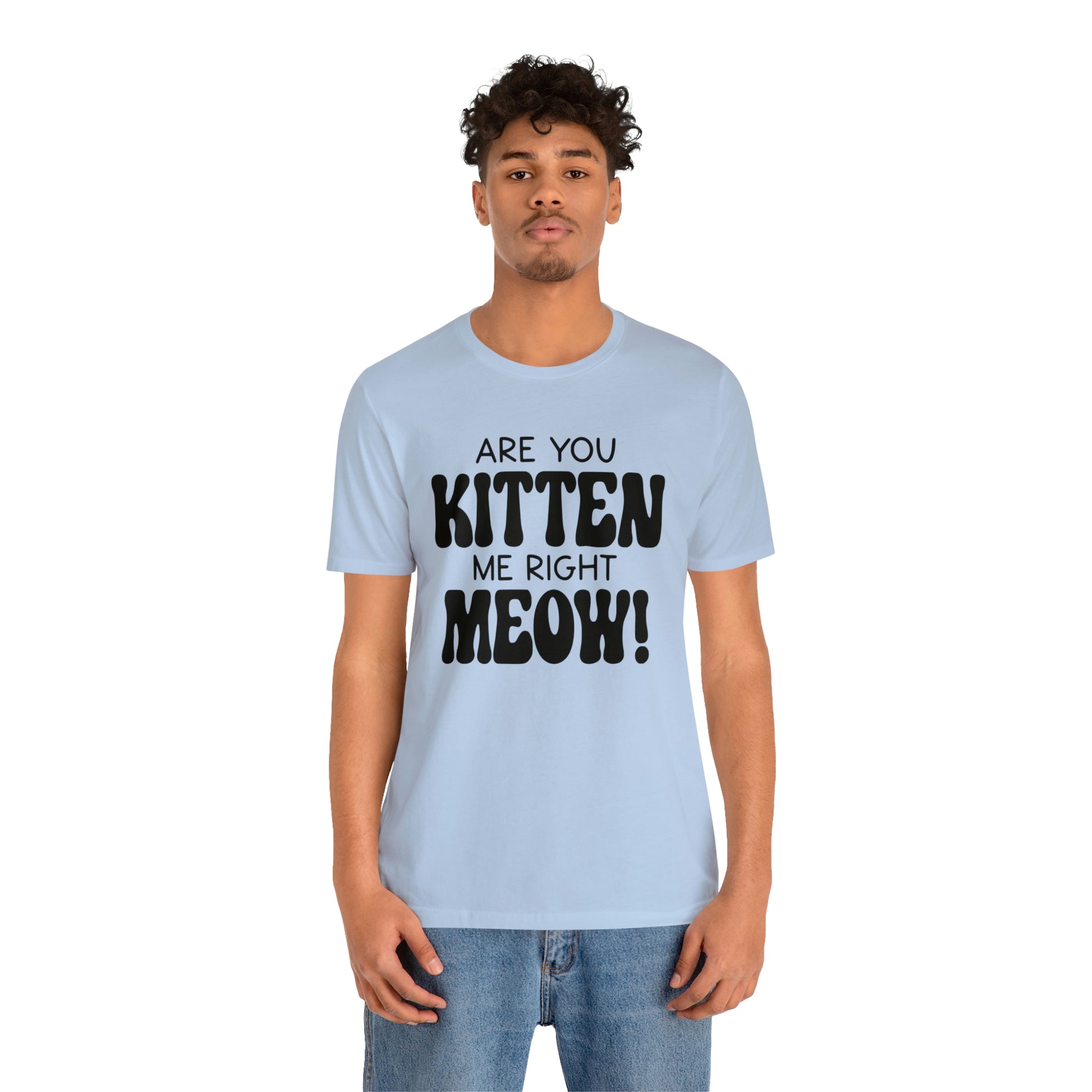 Are You Kitten Me Right Meow Short Sleeve T-shirt