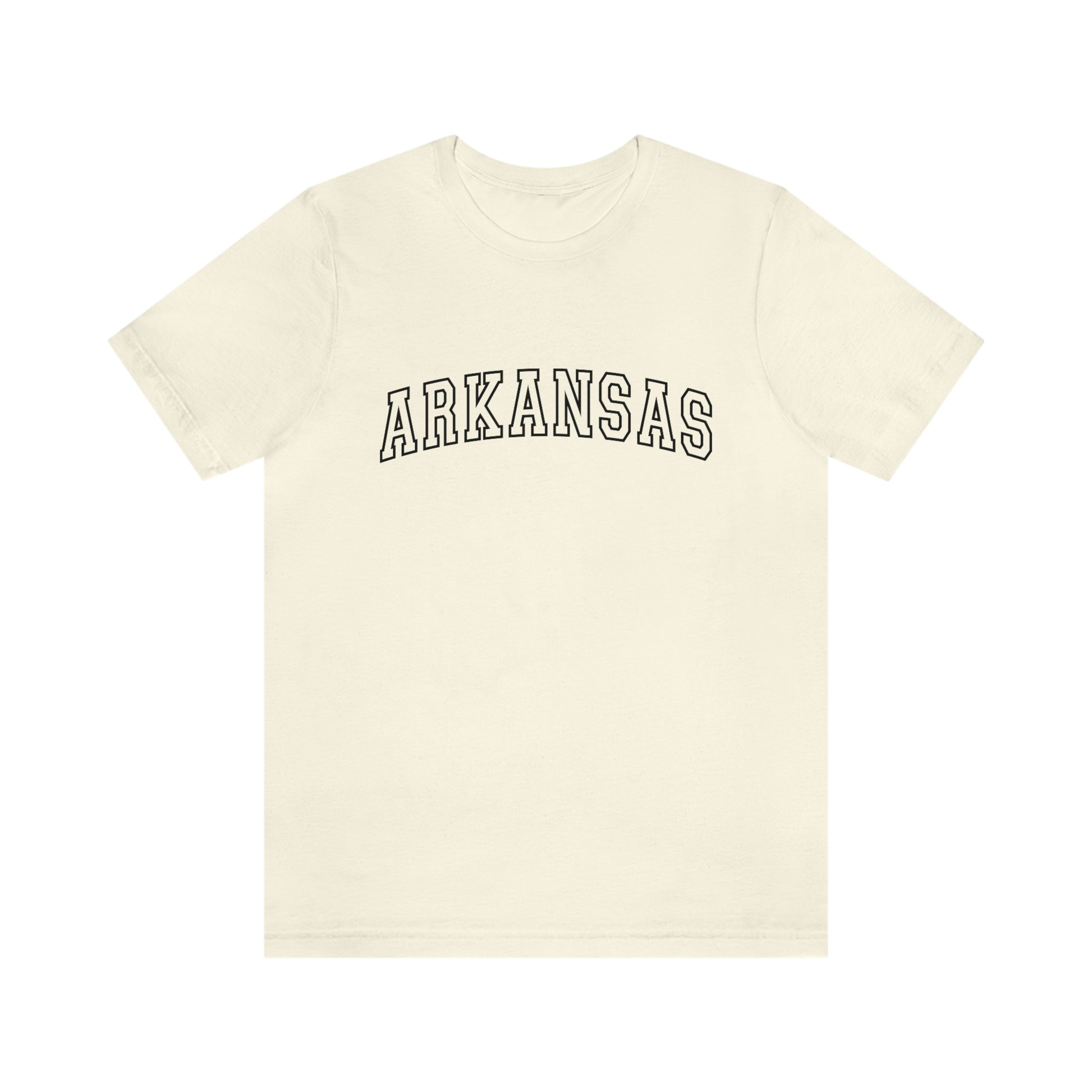 Arkansas Varsity Letters Arch Unisex Jersey Short Sleeve Tee Tshirt T-shirt