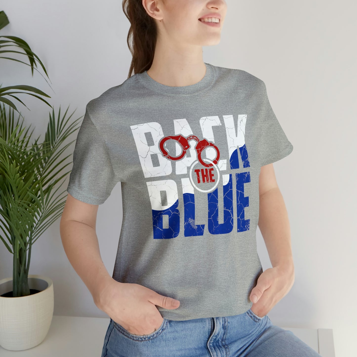 Back the Blue Police Short Sleeve T-shirt