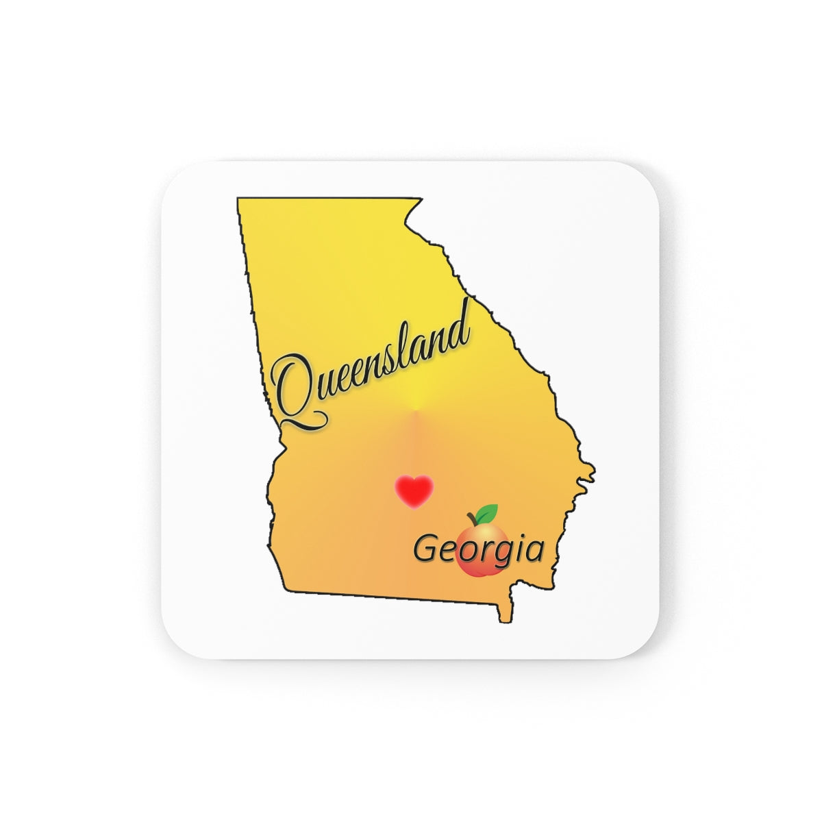 Queensland Georgia Corkwood Coaster Set