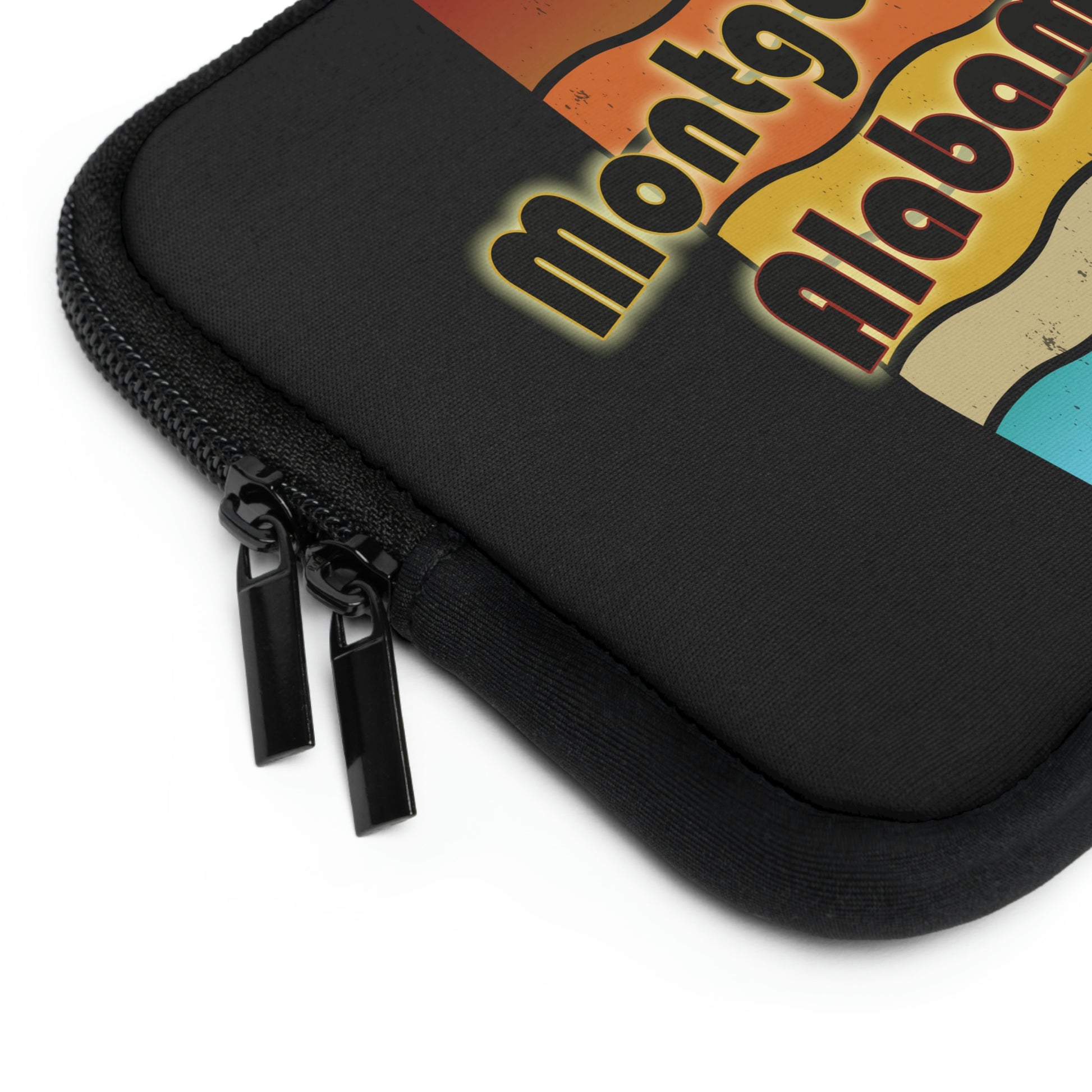 Montgomery Alabama Retro Sunset Laptop Sleeve
