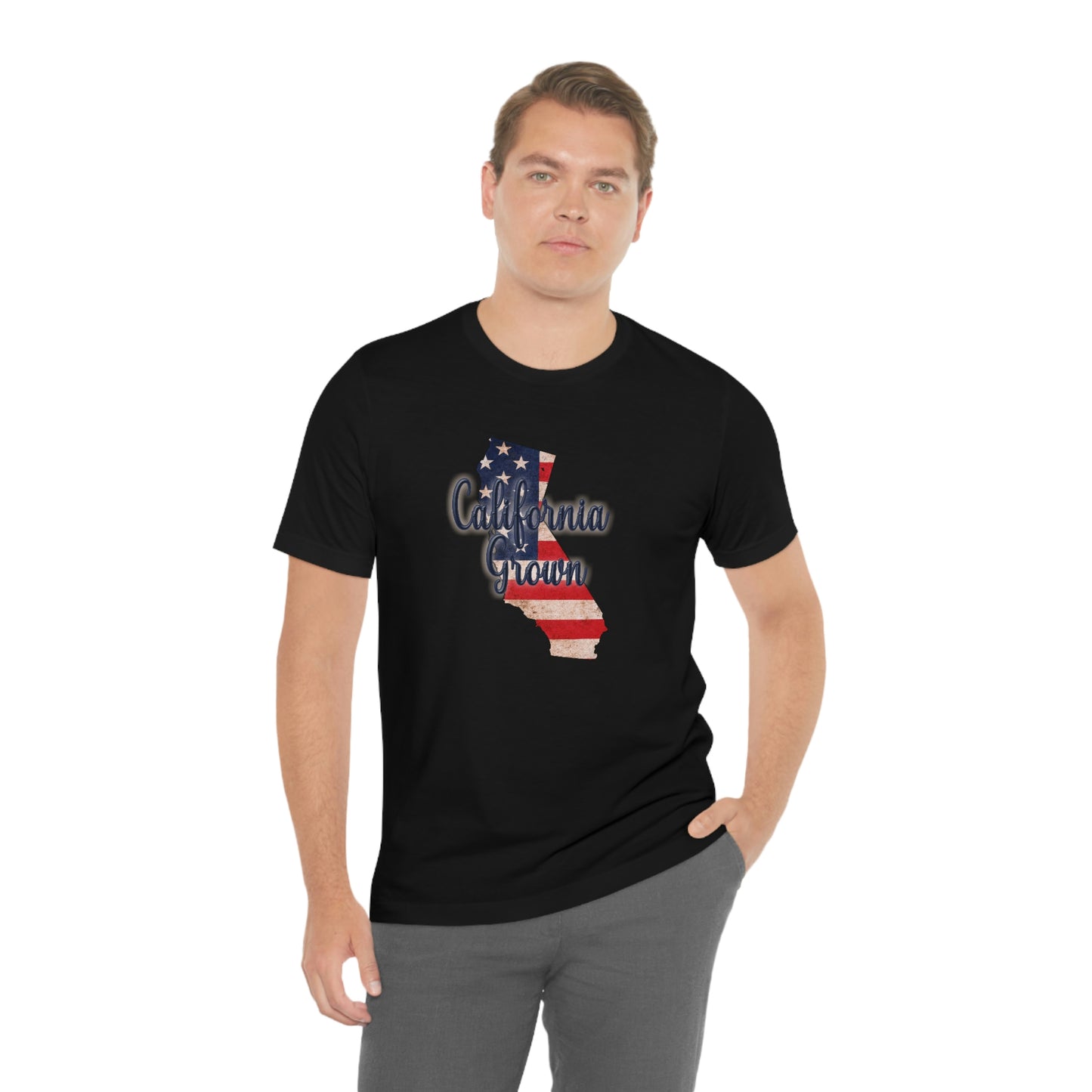 California US Flag Unisex Jersey Short Sleeve Tee Tshirt T-shirt