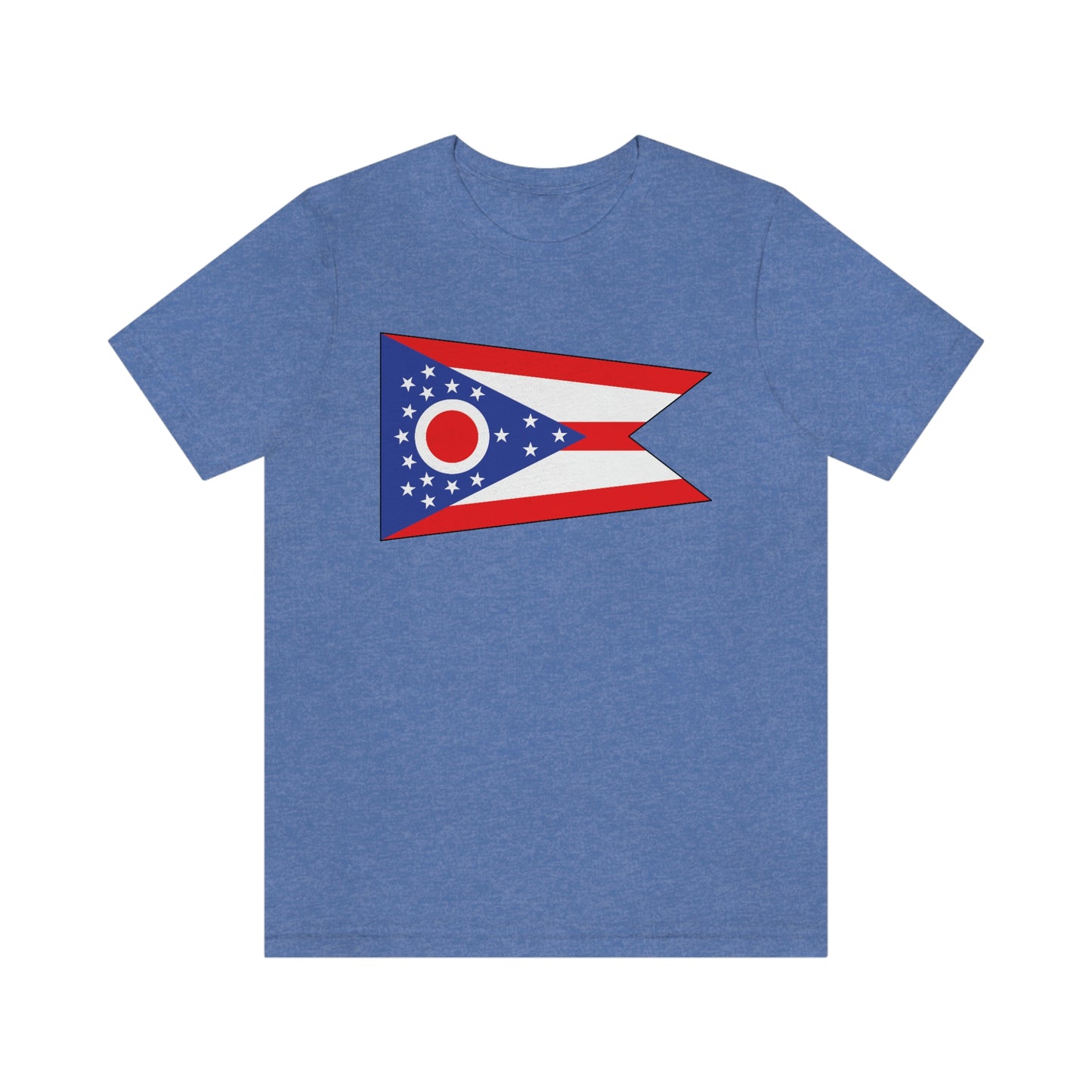 Ohio Flag Unisex Jersey Short Sleeve Tee Tshirt T-shirt