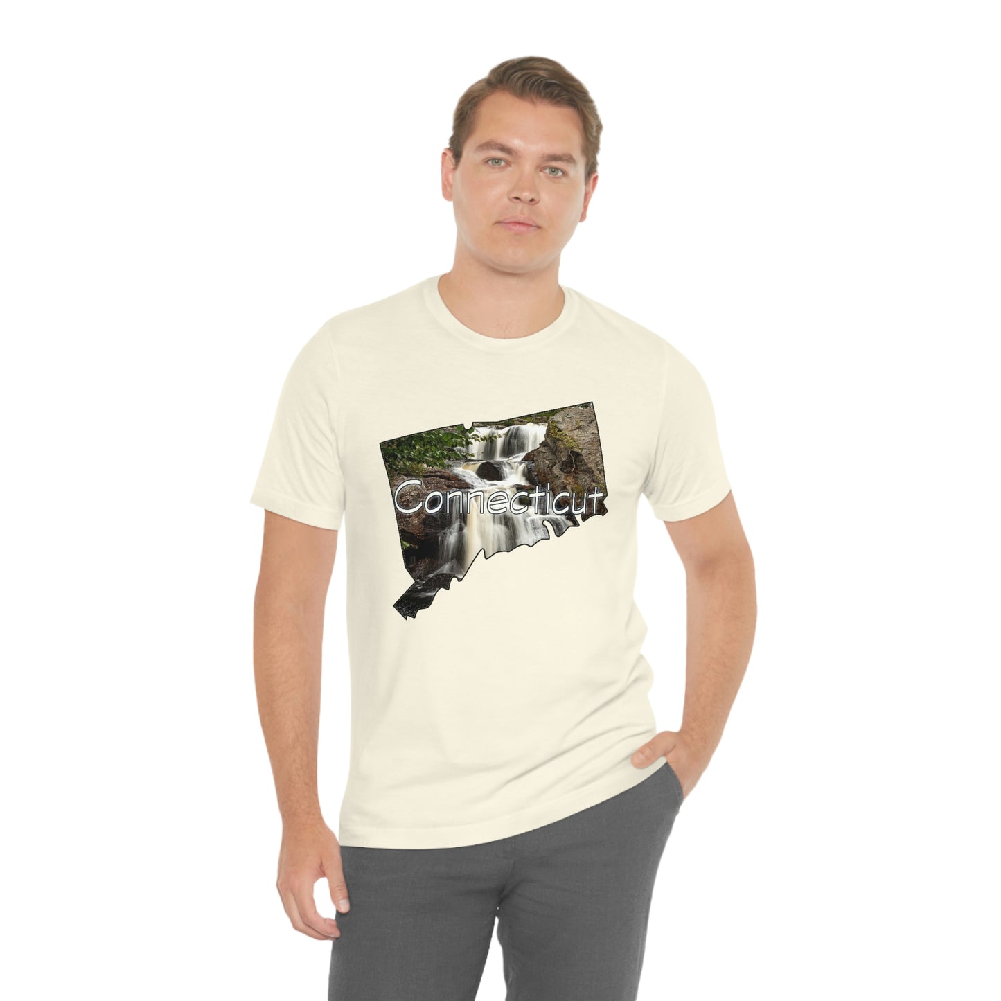 Connecticut Waterfall Unisex Jersey Short Sleeve T-shirt