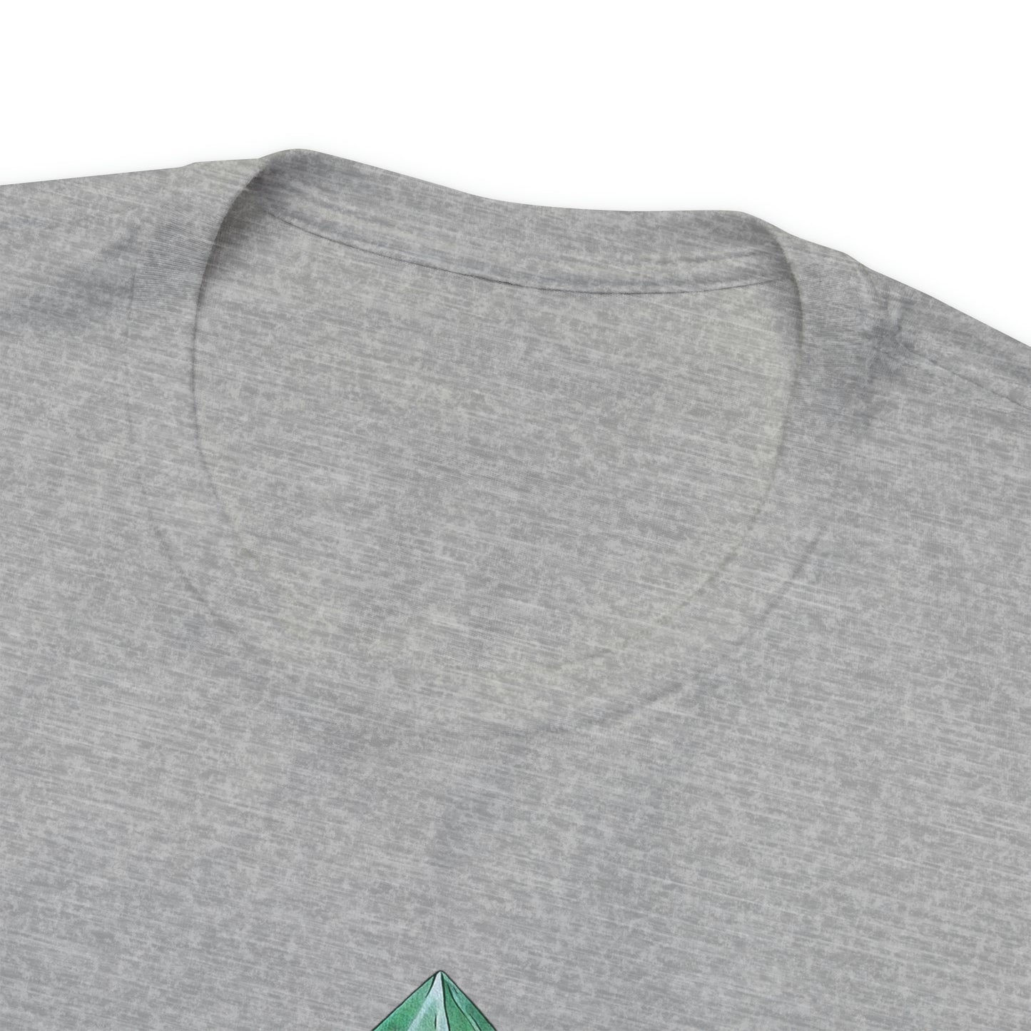 Watercolor Green Crystal Short Sleeve T-shirt