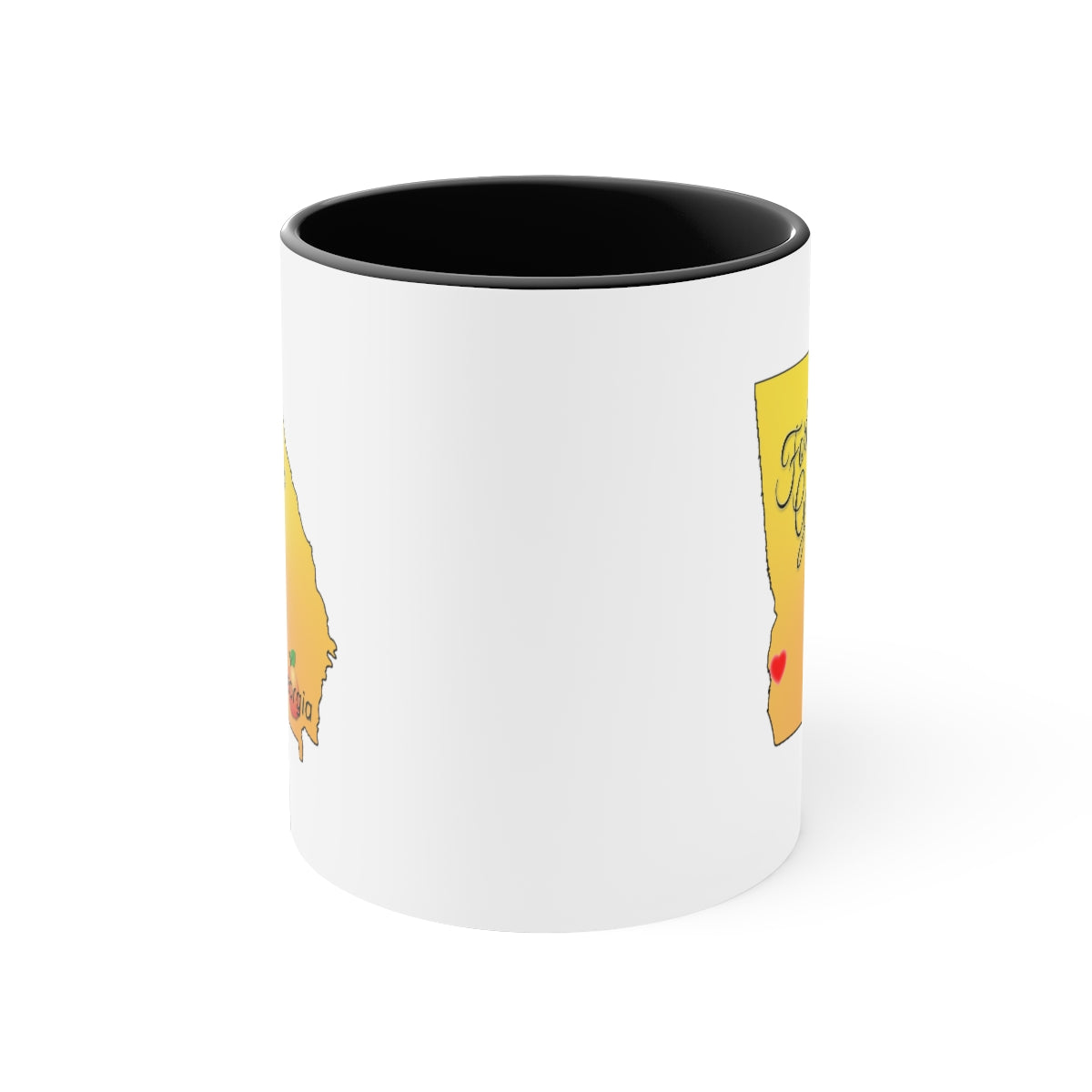Fort Gaines Georgia Accent Coffee Mug, 11oz
