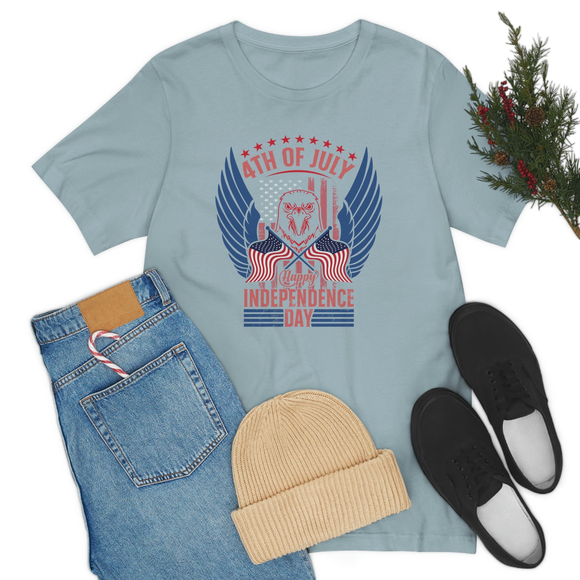 4th of July Happy Independence Day Tee tshirt t-shirt