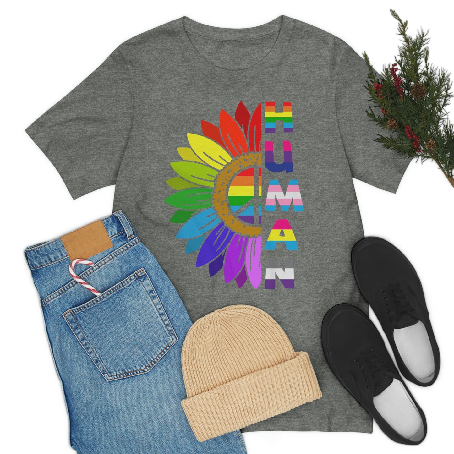 Human LGBTQIA Unisex Jersey Short Sleeve Tee