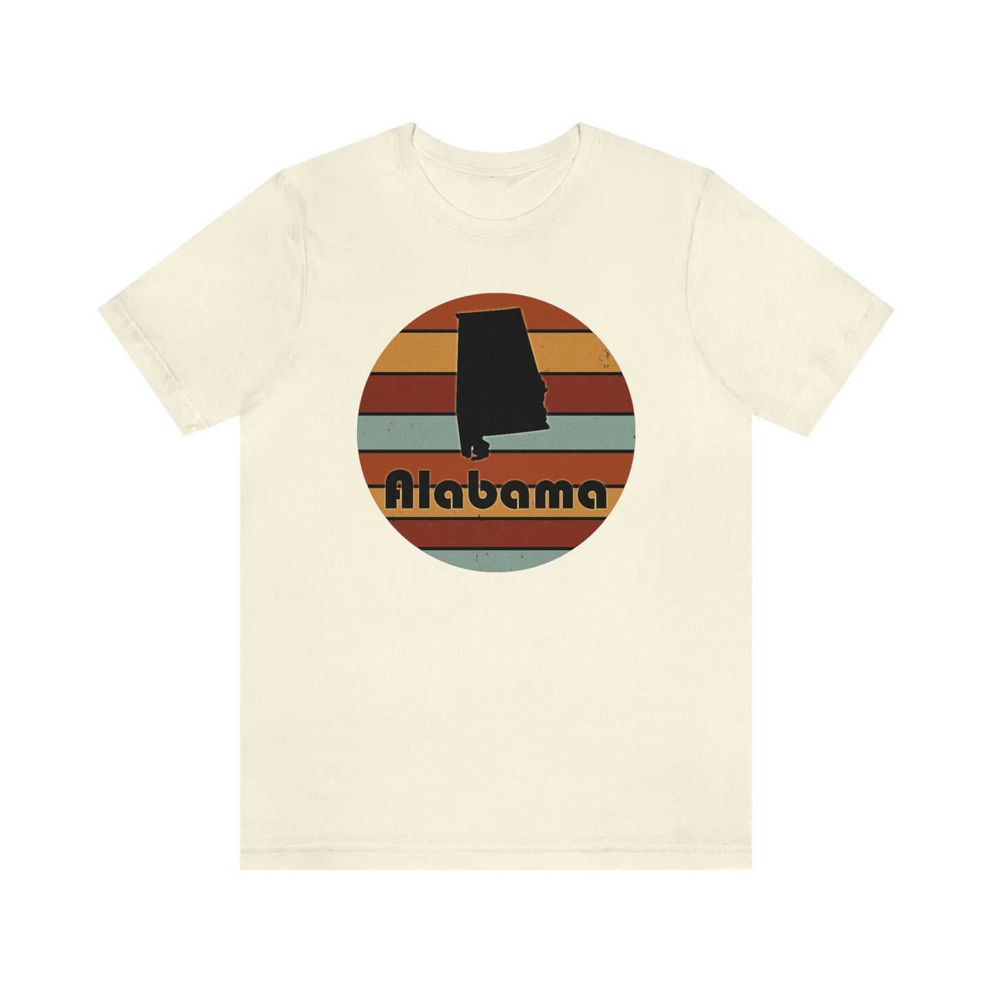 Alabama Retro Sunset Unisex Jersey Short Sleeve T-shirt