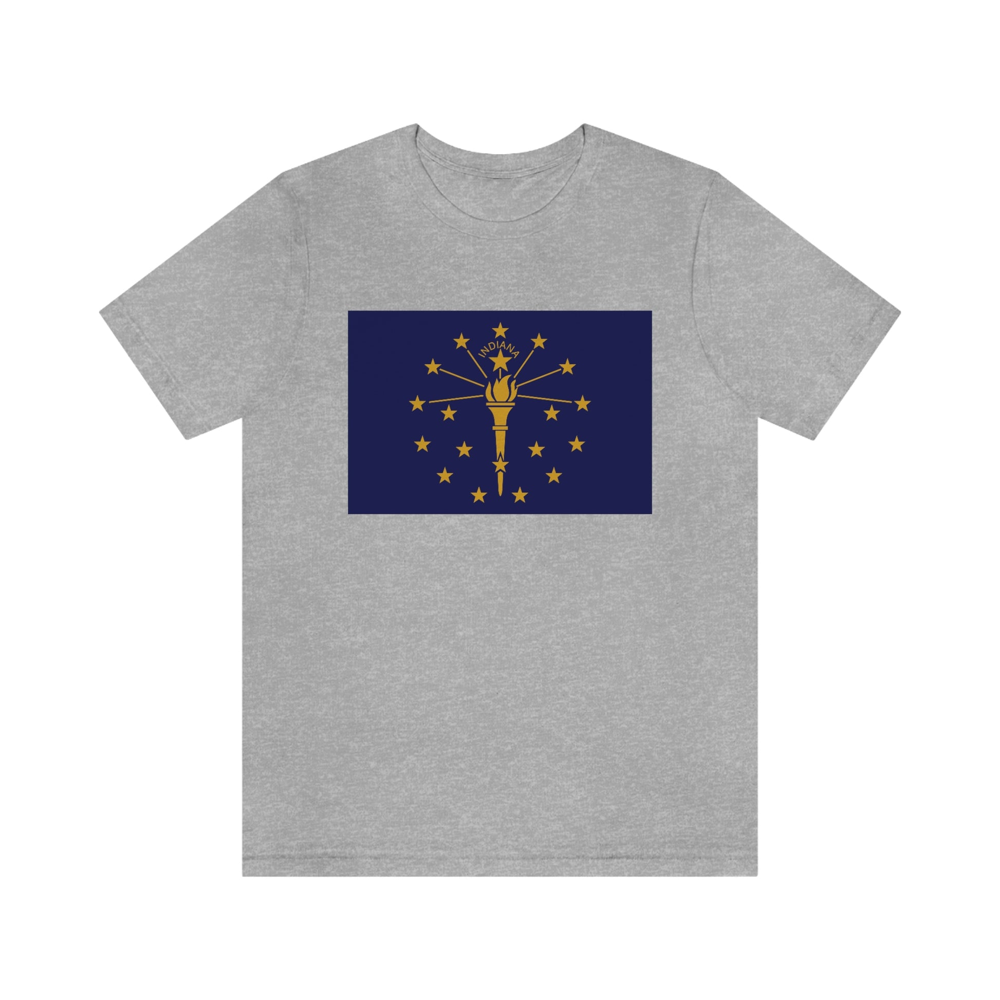 Indiana Flag Unisex Jersey Short Sleeve Tee Tshirt T-shirt