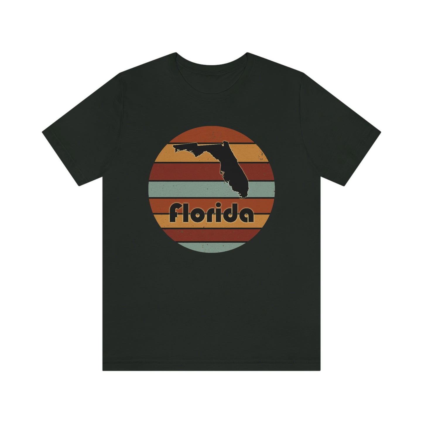 Florida Retro Sunset Short Sleeve T-shirt