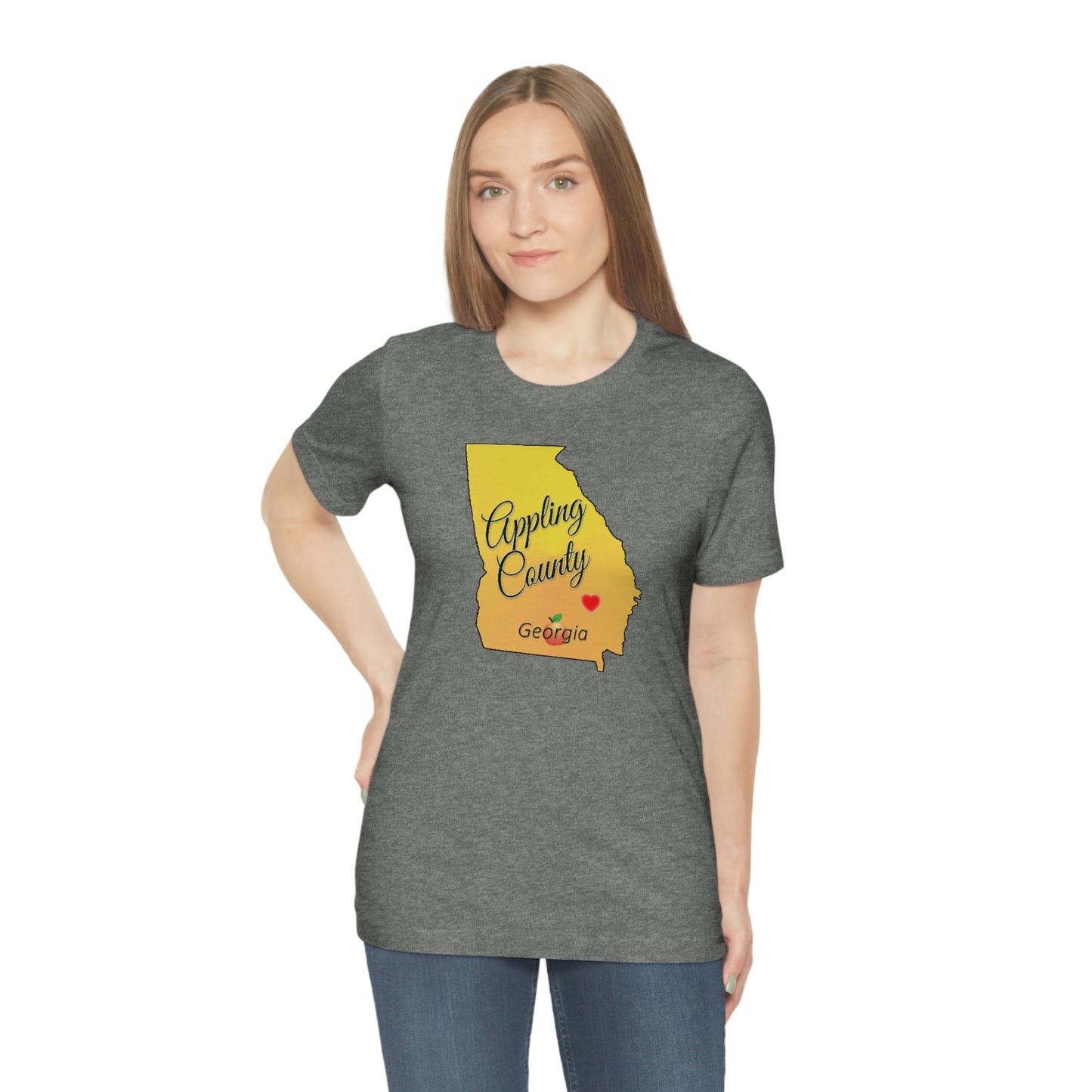 Appling County Georgia Unisex Jersey Short Sleeve Tee