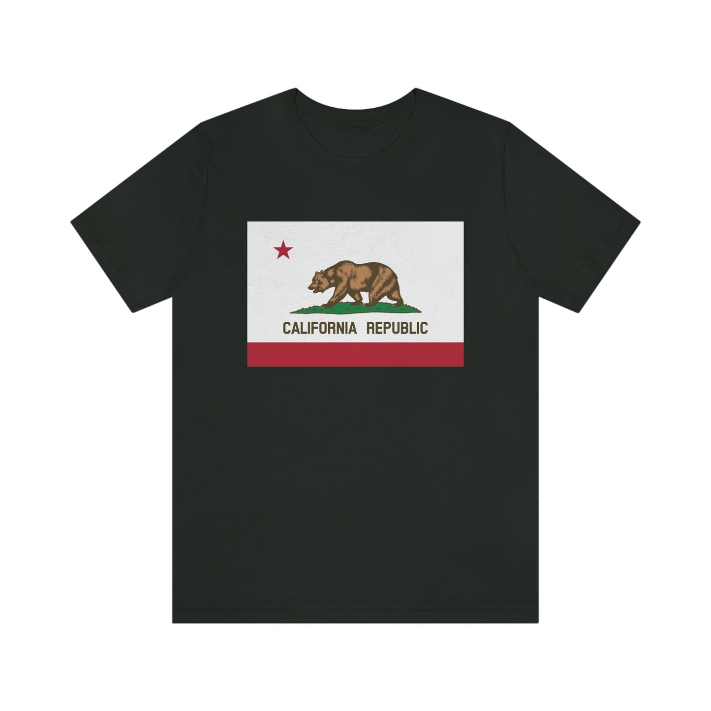 California Flag Unisex Jersey Short Sleeve Tee Tshirt T-shirt