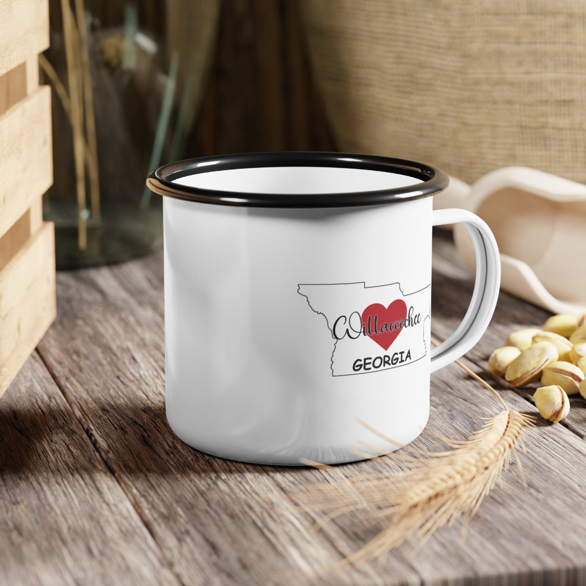 Willacoochee Georgia Enamel Camp Cup
