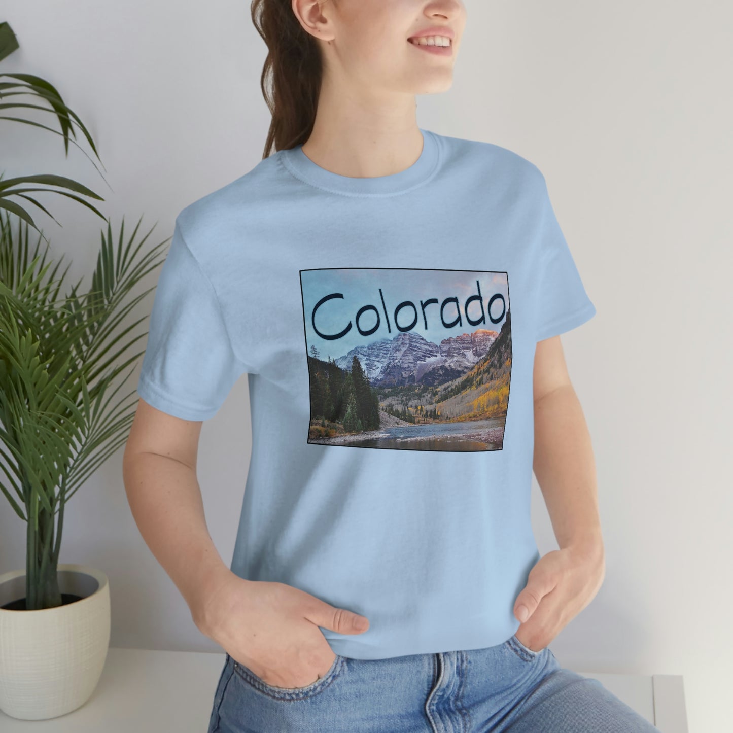 Colorado Mountains Unisex Jersey Short Sleeve Tee Tshirt T-shirt