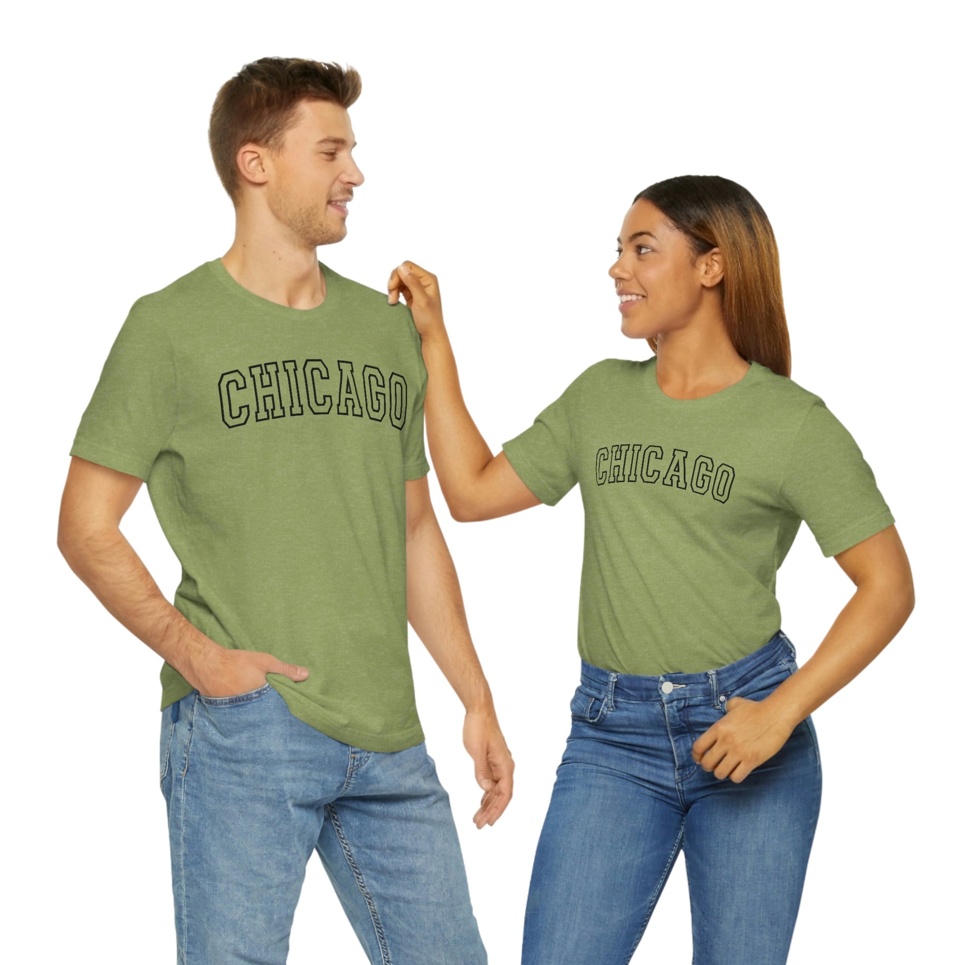 Chicago Varsity Letters Arch Short Sleeve T-shirt