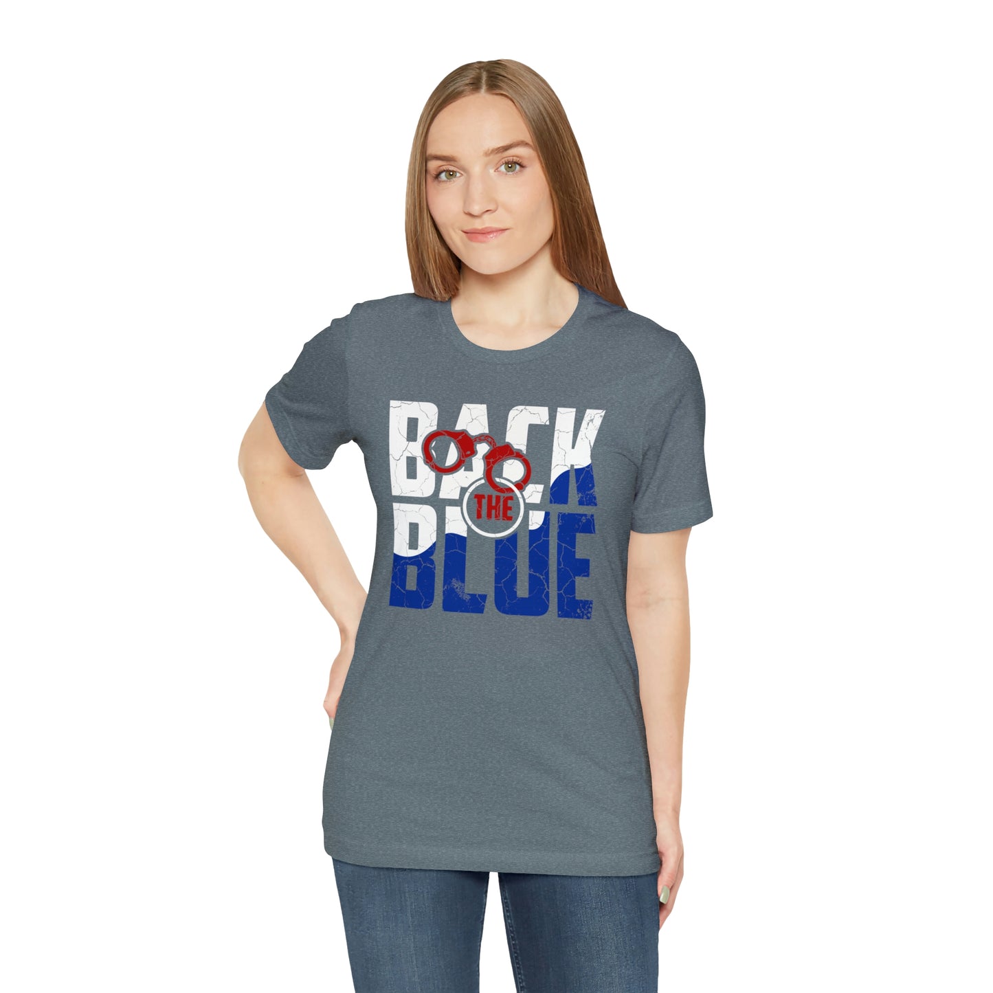 Back the Blue Police Short Sleeve T-shirt